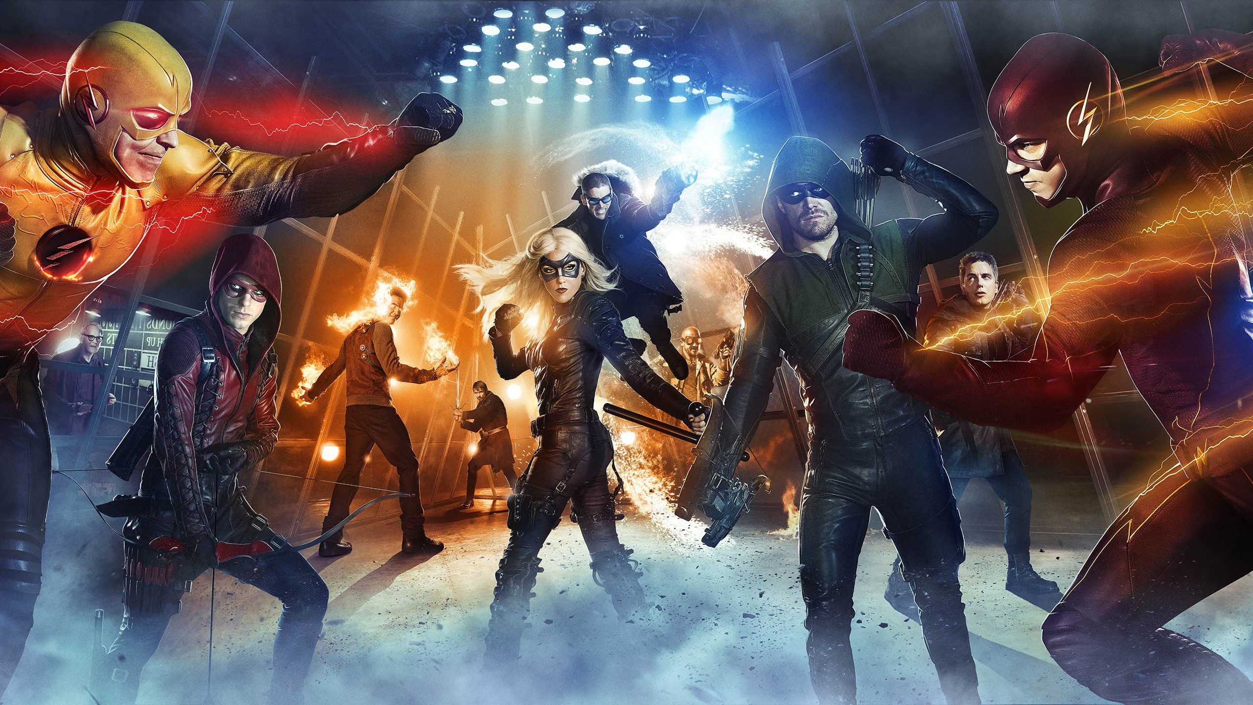 the flash, tv shows, arrow, HD Wallpaper