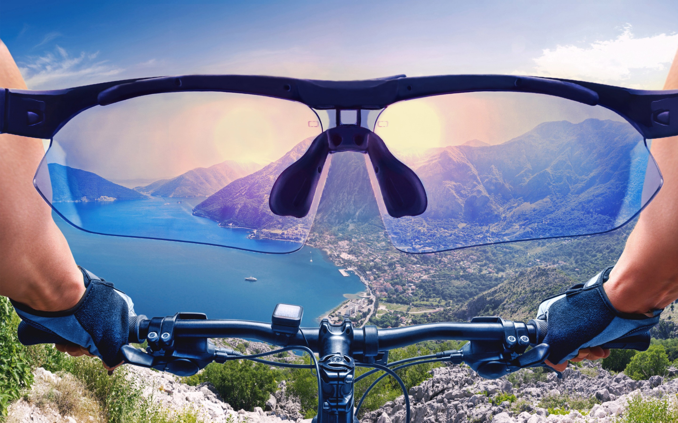 mountain, nature, cycle, HD Wallpaper