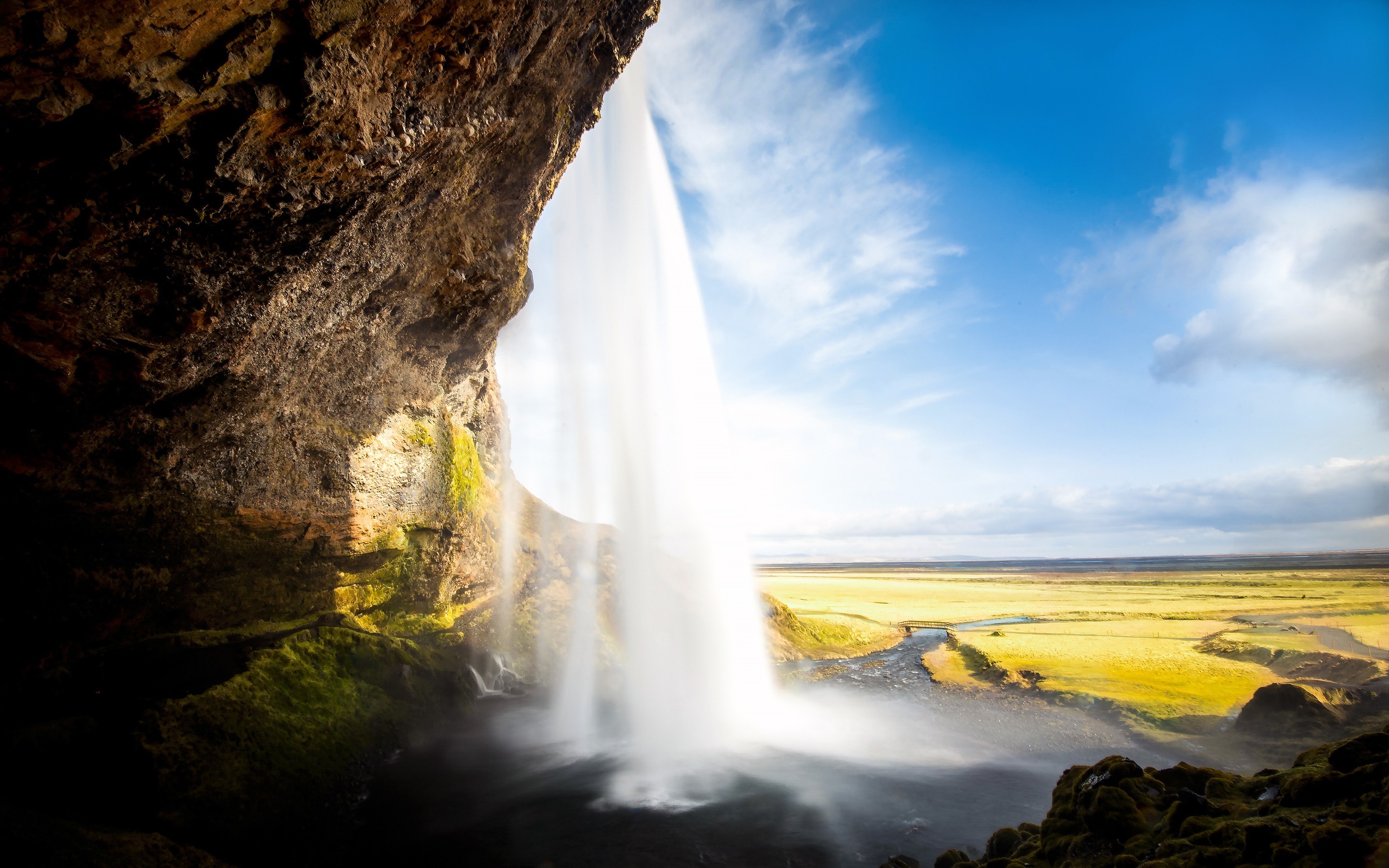 waterfall, nature, HD Wallpaper