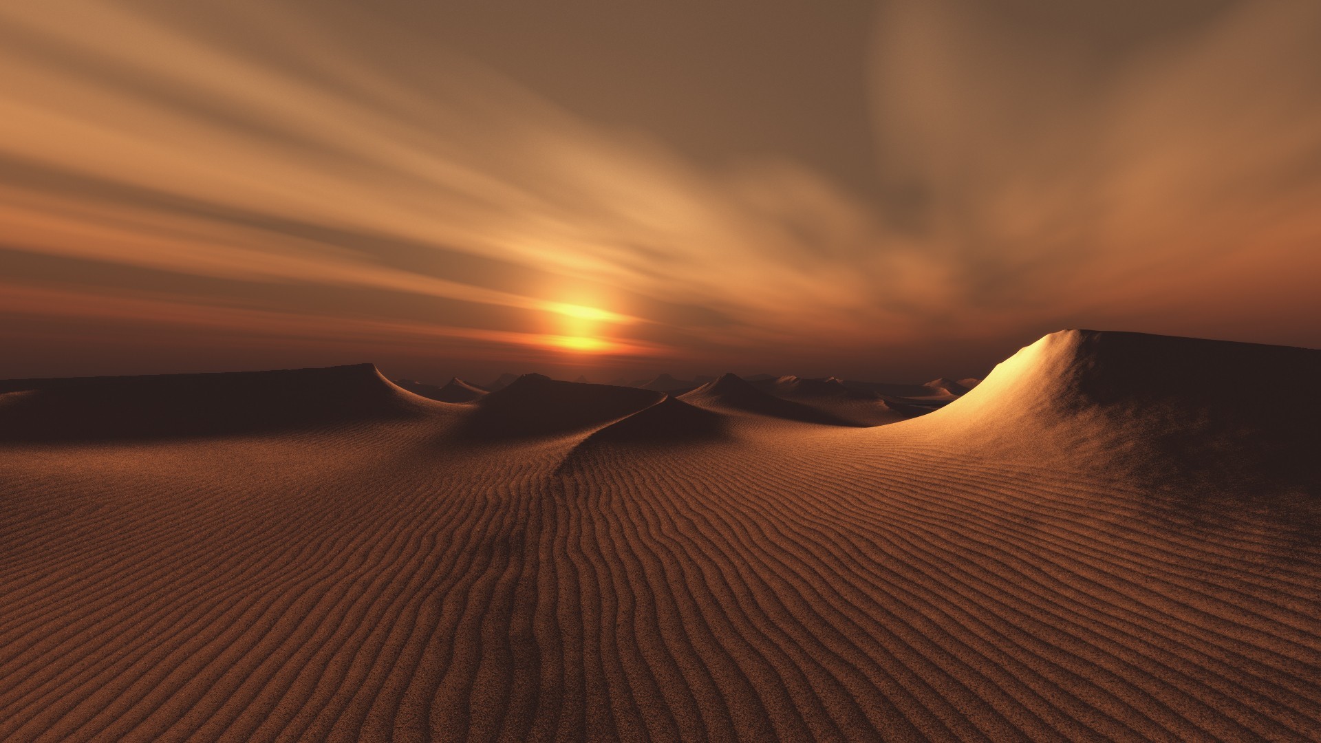 dark, desert, nature, HD Wallpaper