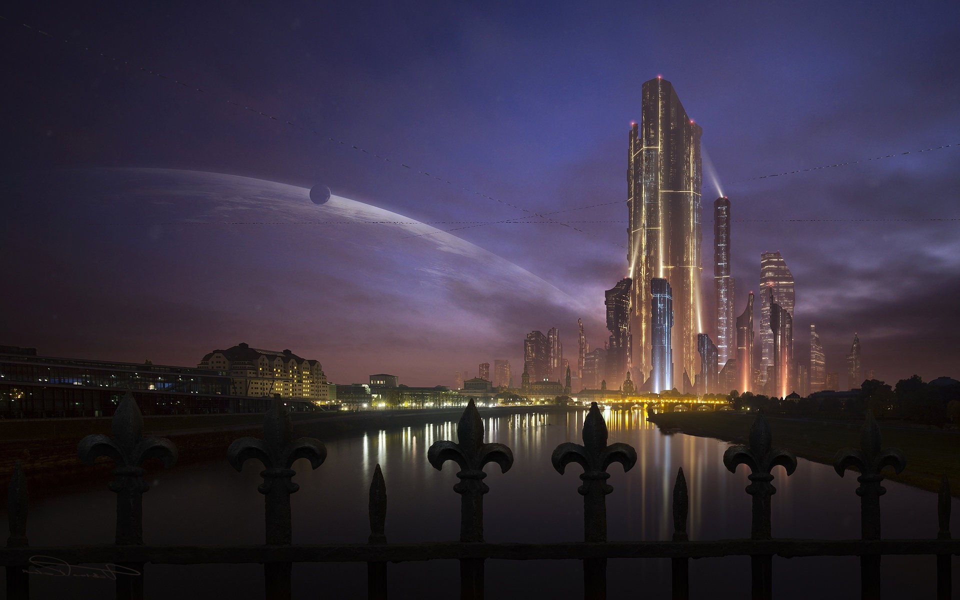 future, digital universe, HD Wallpaper