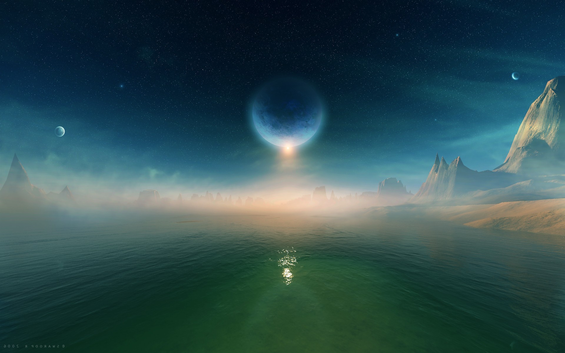 digital universe, nature, galaxy, universe, HD Wallpaper