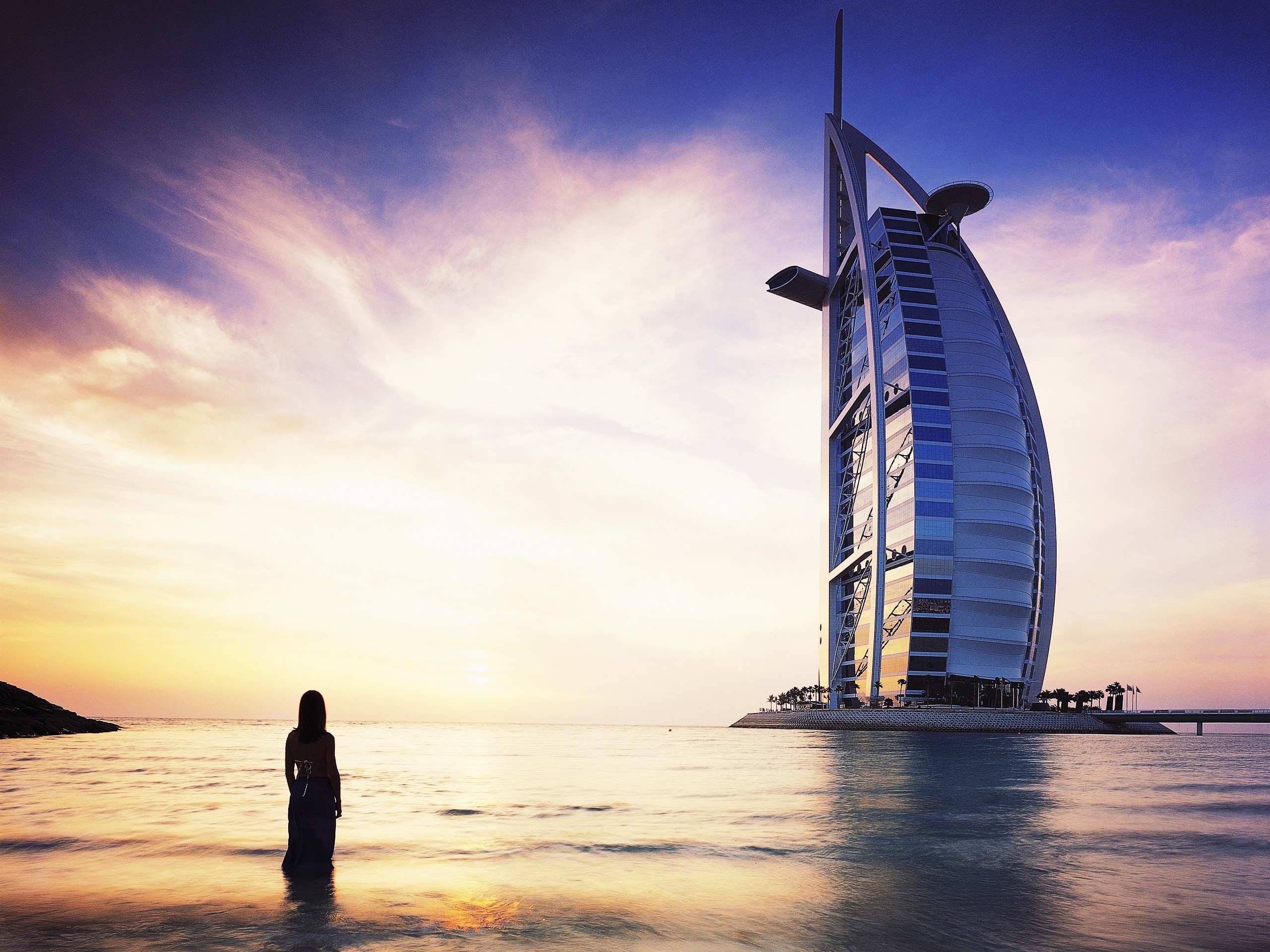 burj al arab, dubai, world, hotel, hd, HD Wallpaper