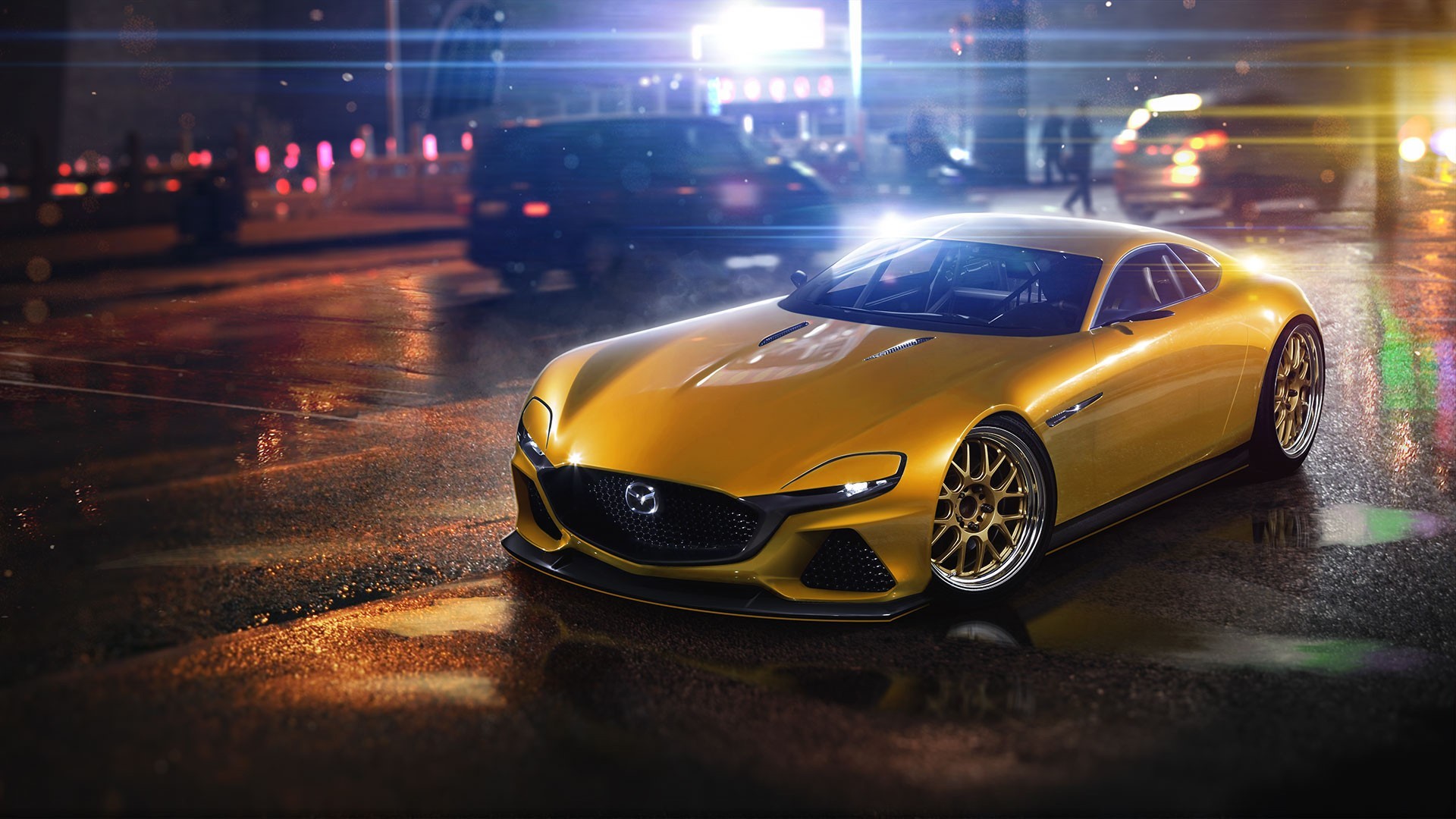 mazda, cars, concept, modified, HD Wallpaper