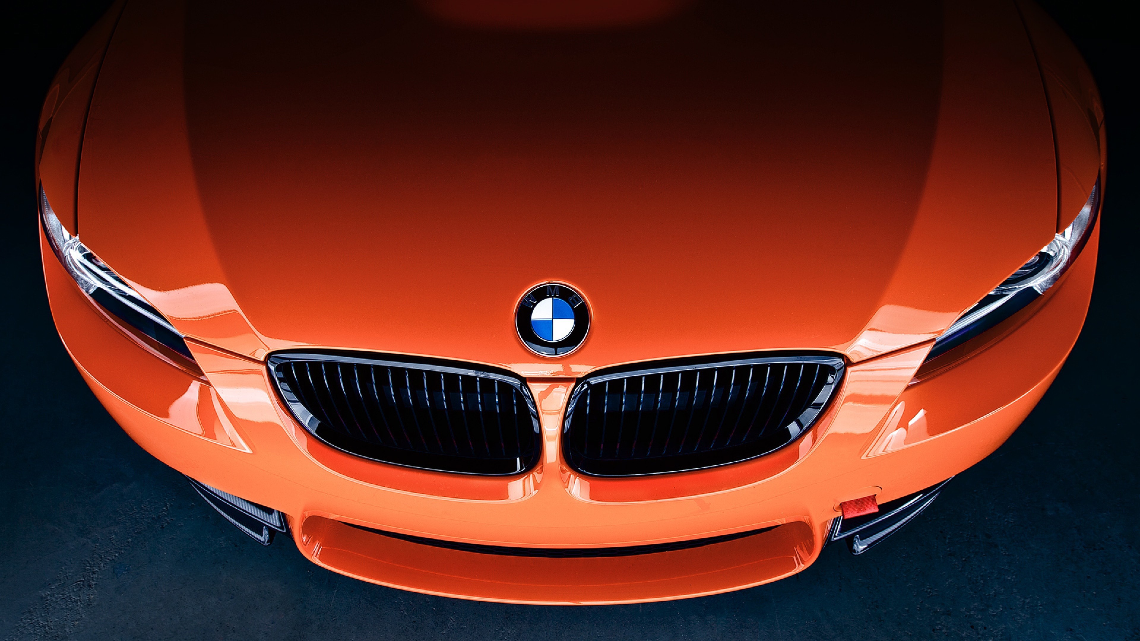 bmw, bmw m3, cars, orange, HD Wallpaper