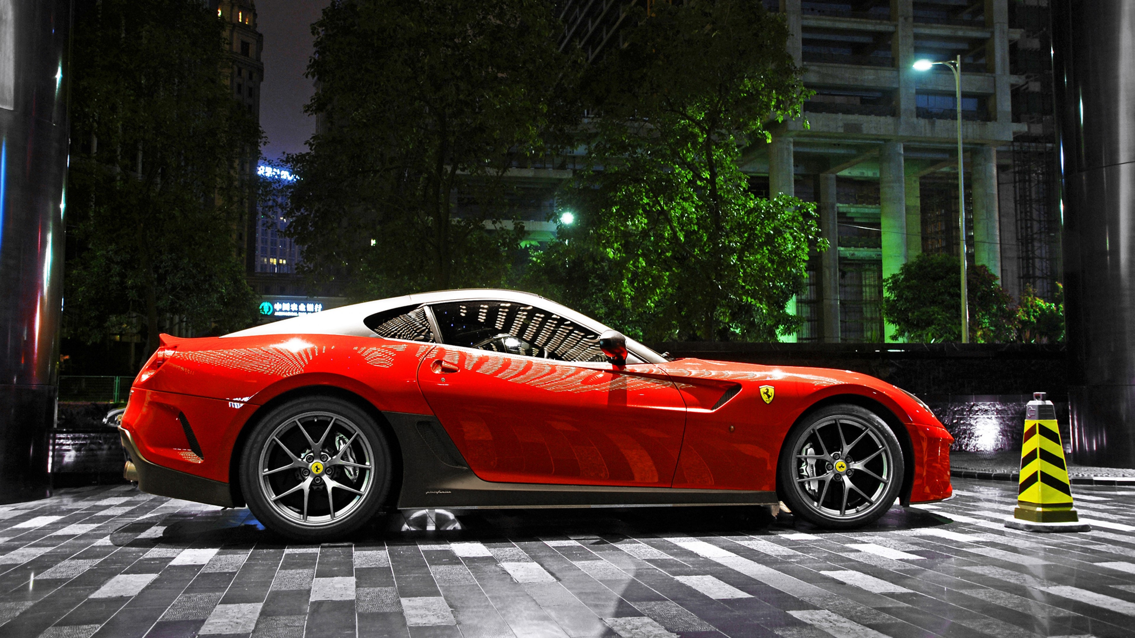 ferrari, cars, red, HD Wallpaper