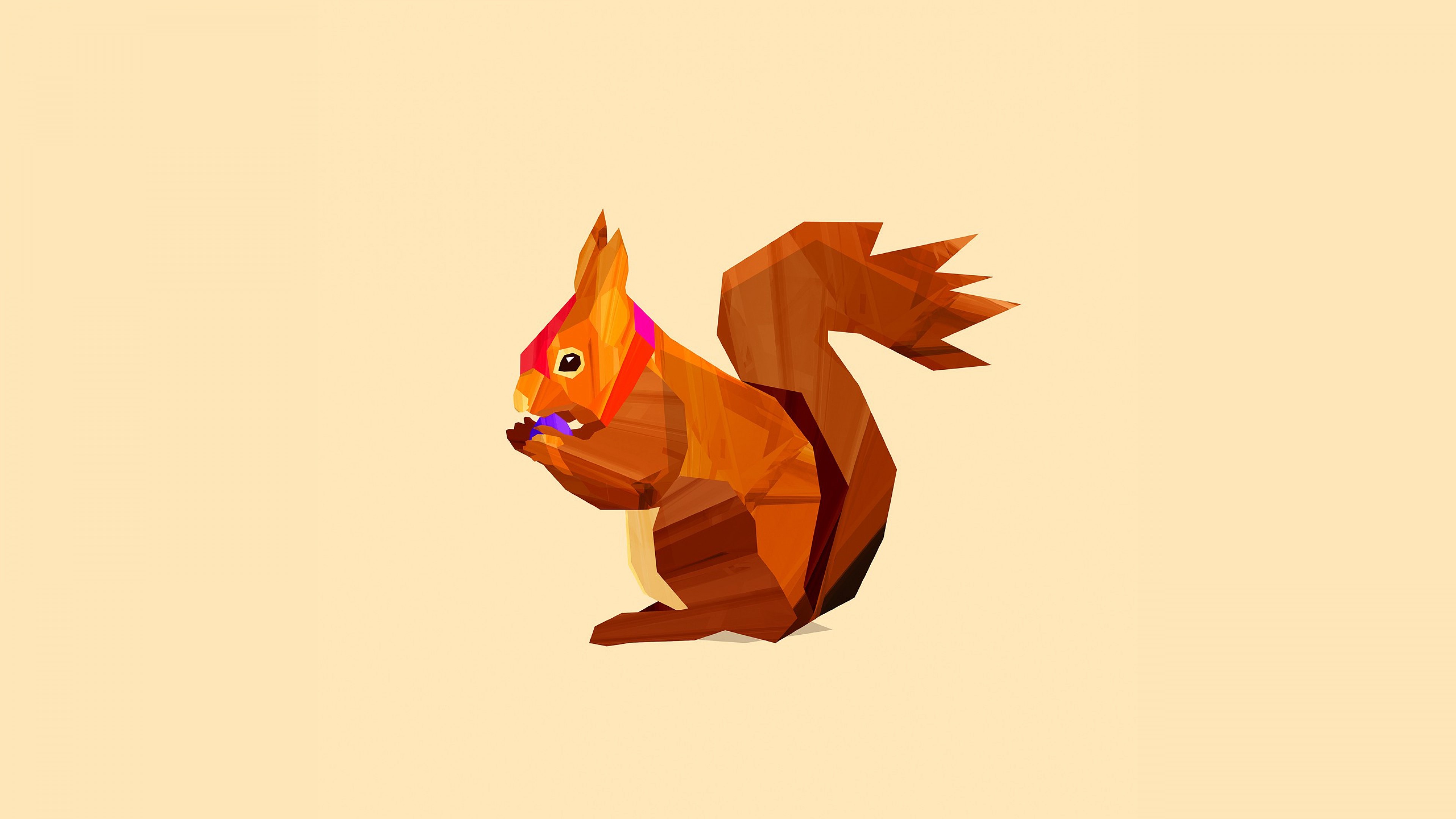 squirreles, vector, art, artist, digital art, HD Wallpaper
