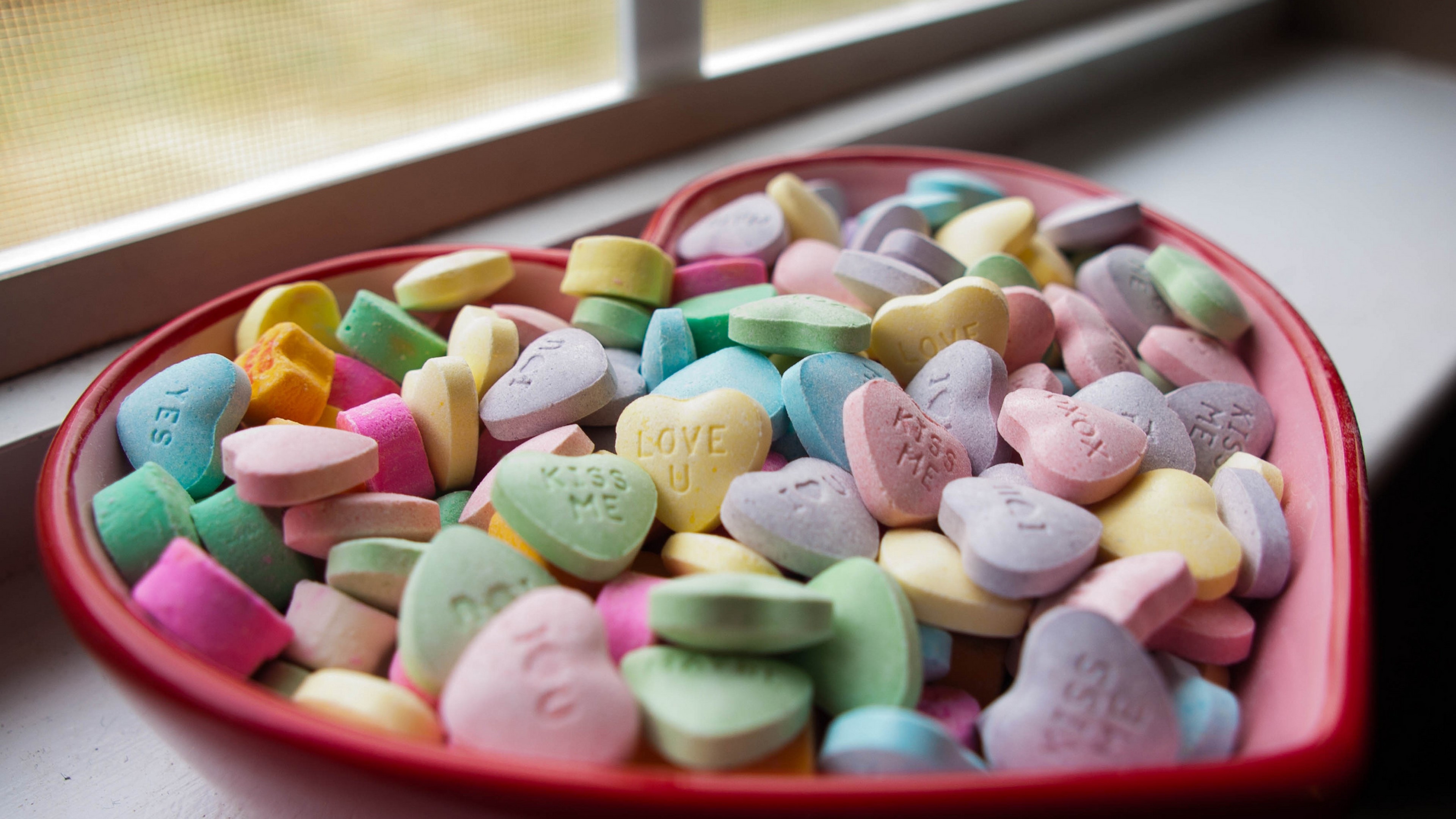 valentine day, celebrations, heart, gift, candy, HD Wallpaper
