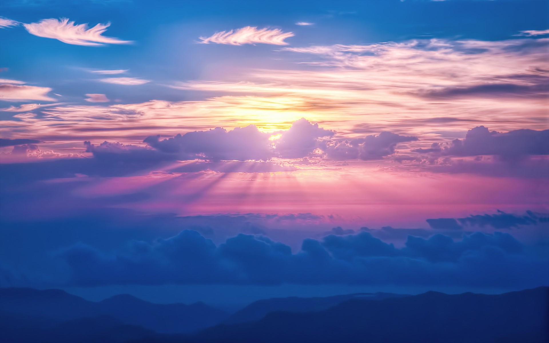 sky, clouds, nature, HD Wallpaper