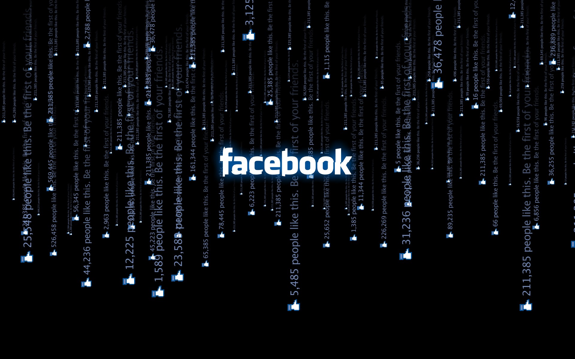 matrix, facebook, computer, HD Wallpaper