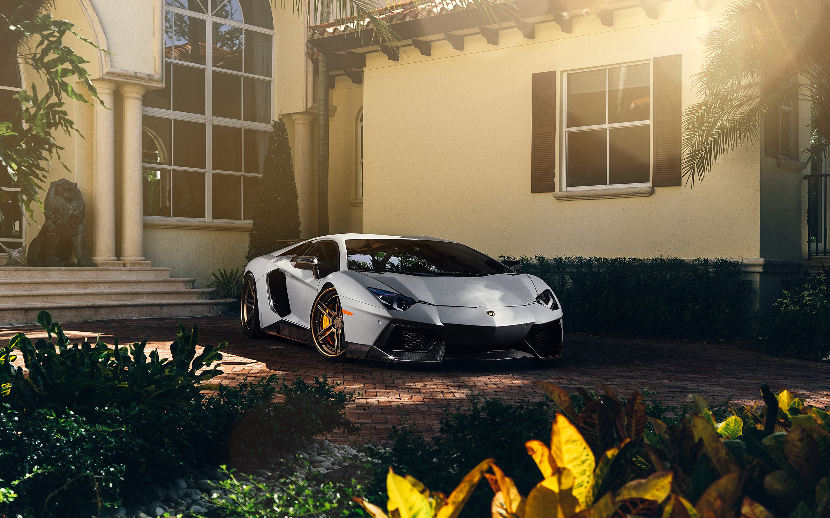 lamborghini, lamborghini aventador, cars, matte, HD Wallpaper