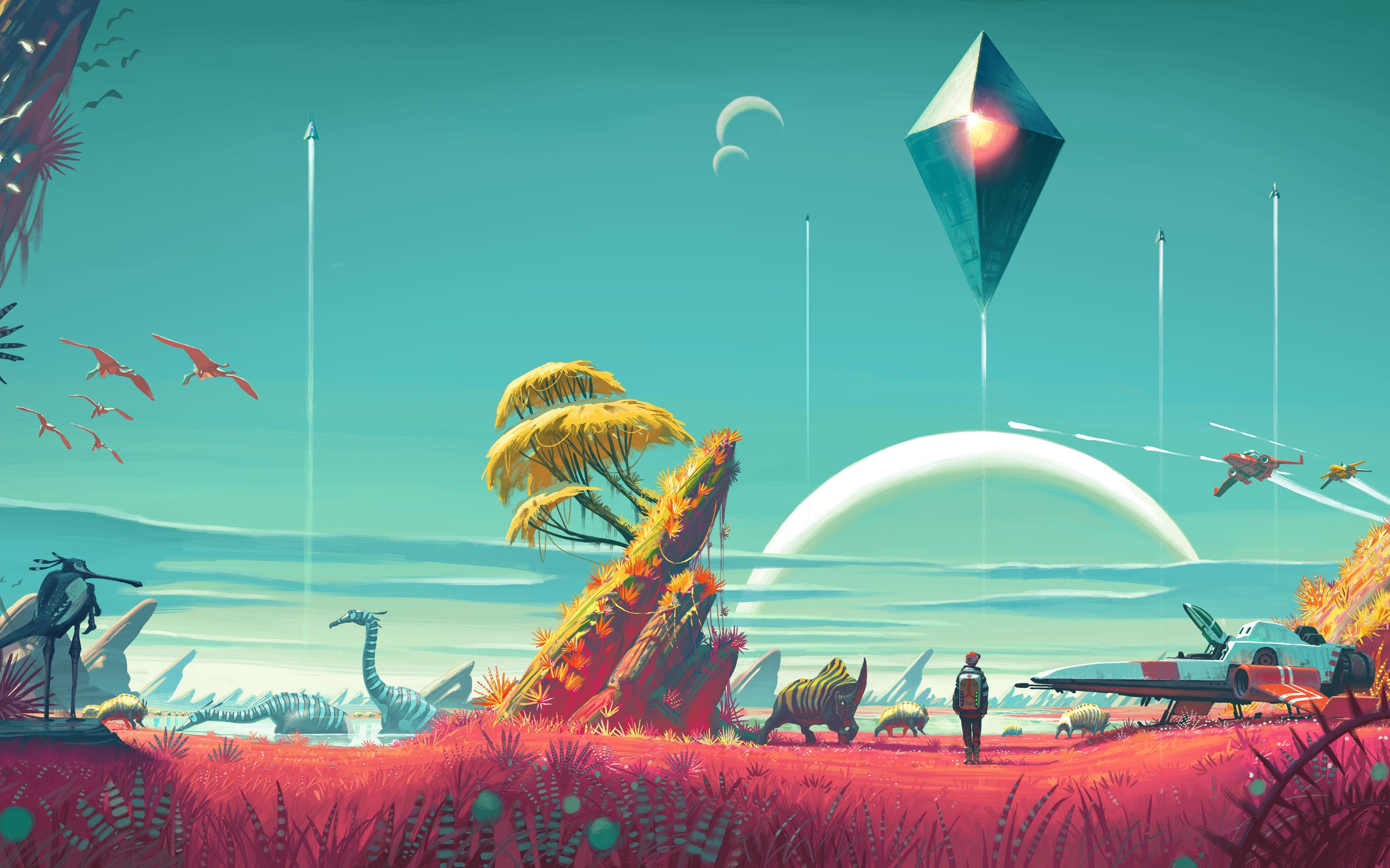 no mans sky, games, HD Wallpaper