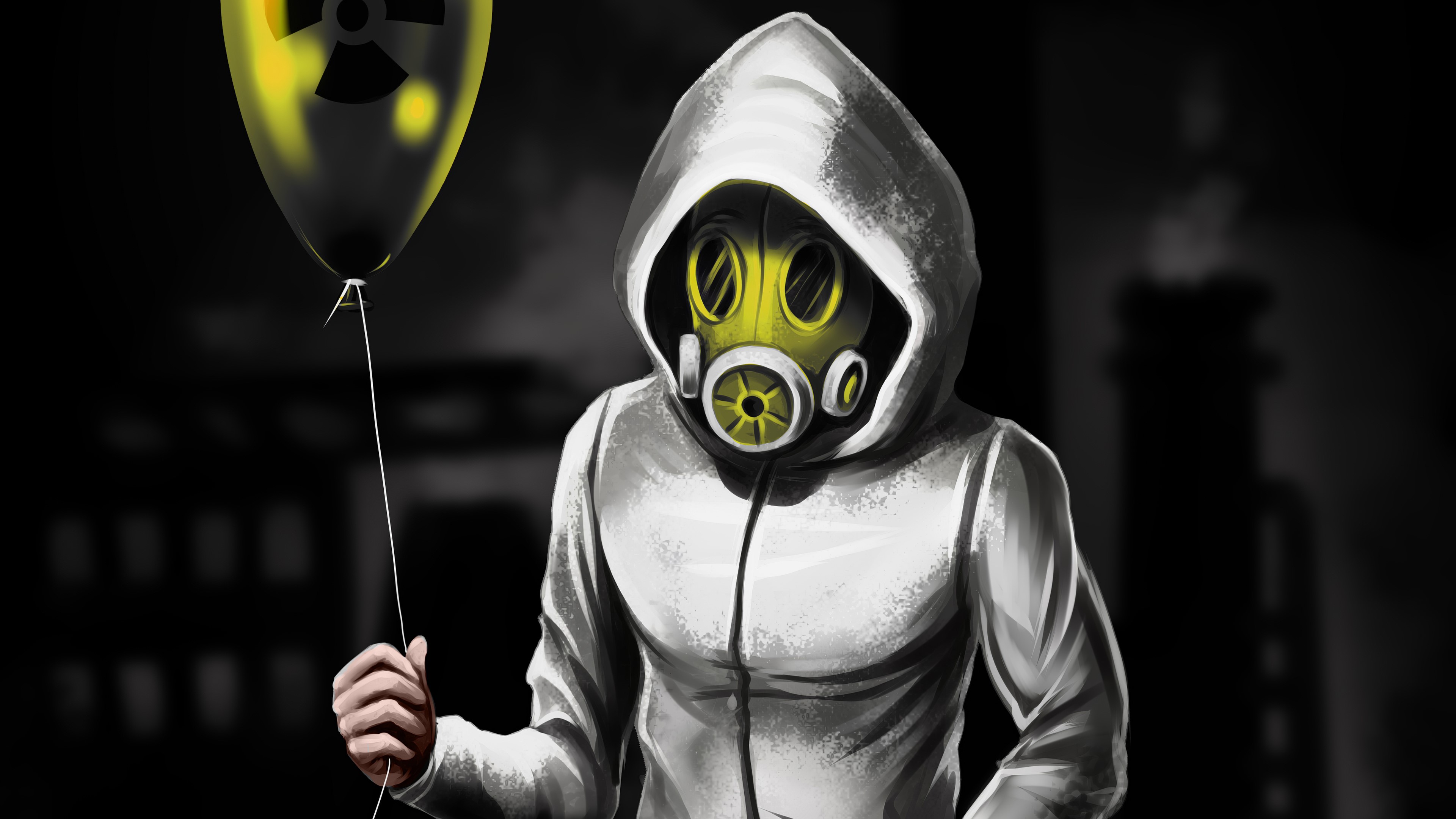 hoodie, anonymus, artist, artwork, digital art, hd, 4k, mask, HD Wallpaper