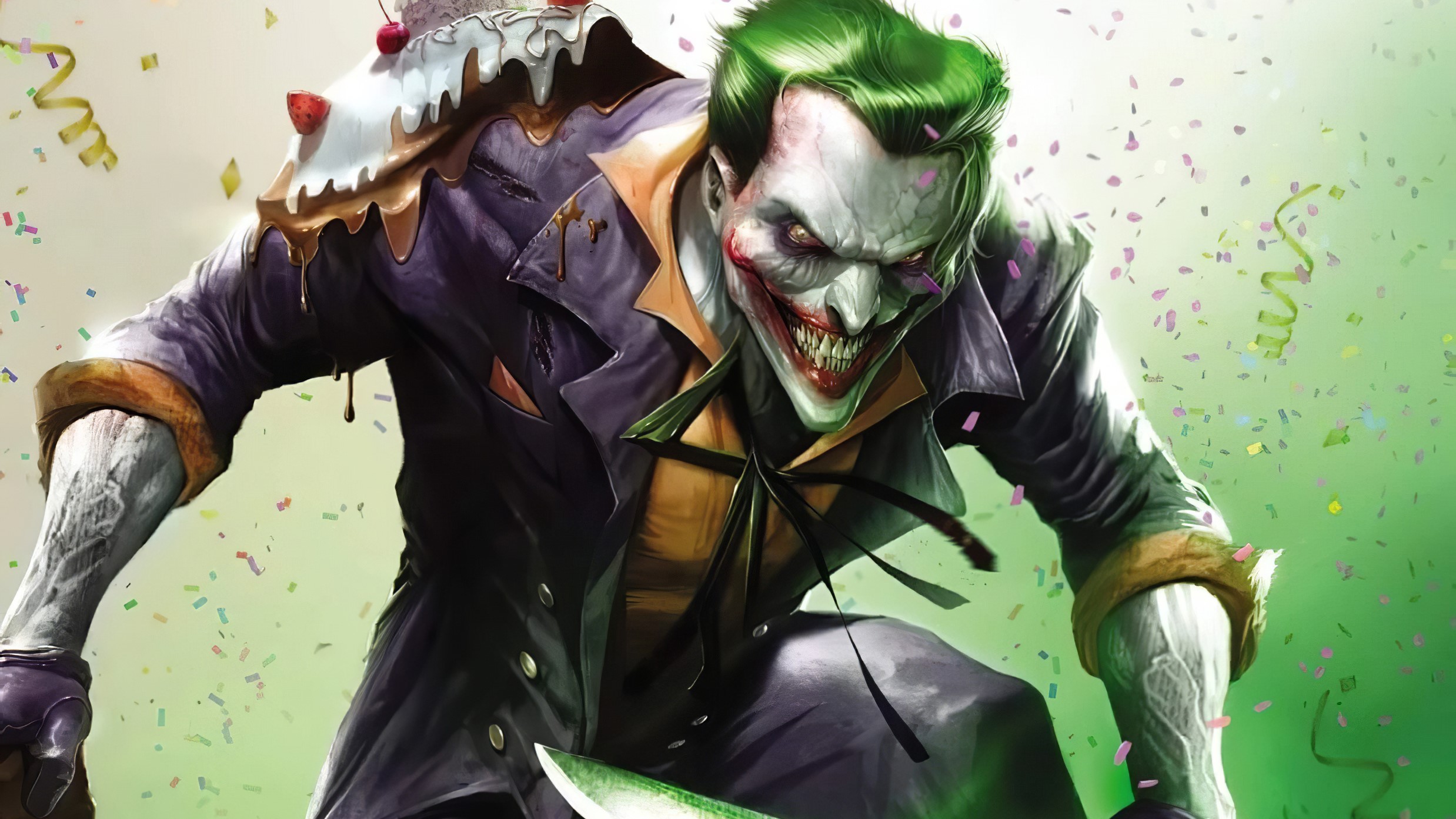 joker, superheroes, artwork, digital art, hd, 4k, HD Wallpaper