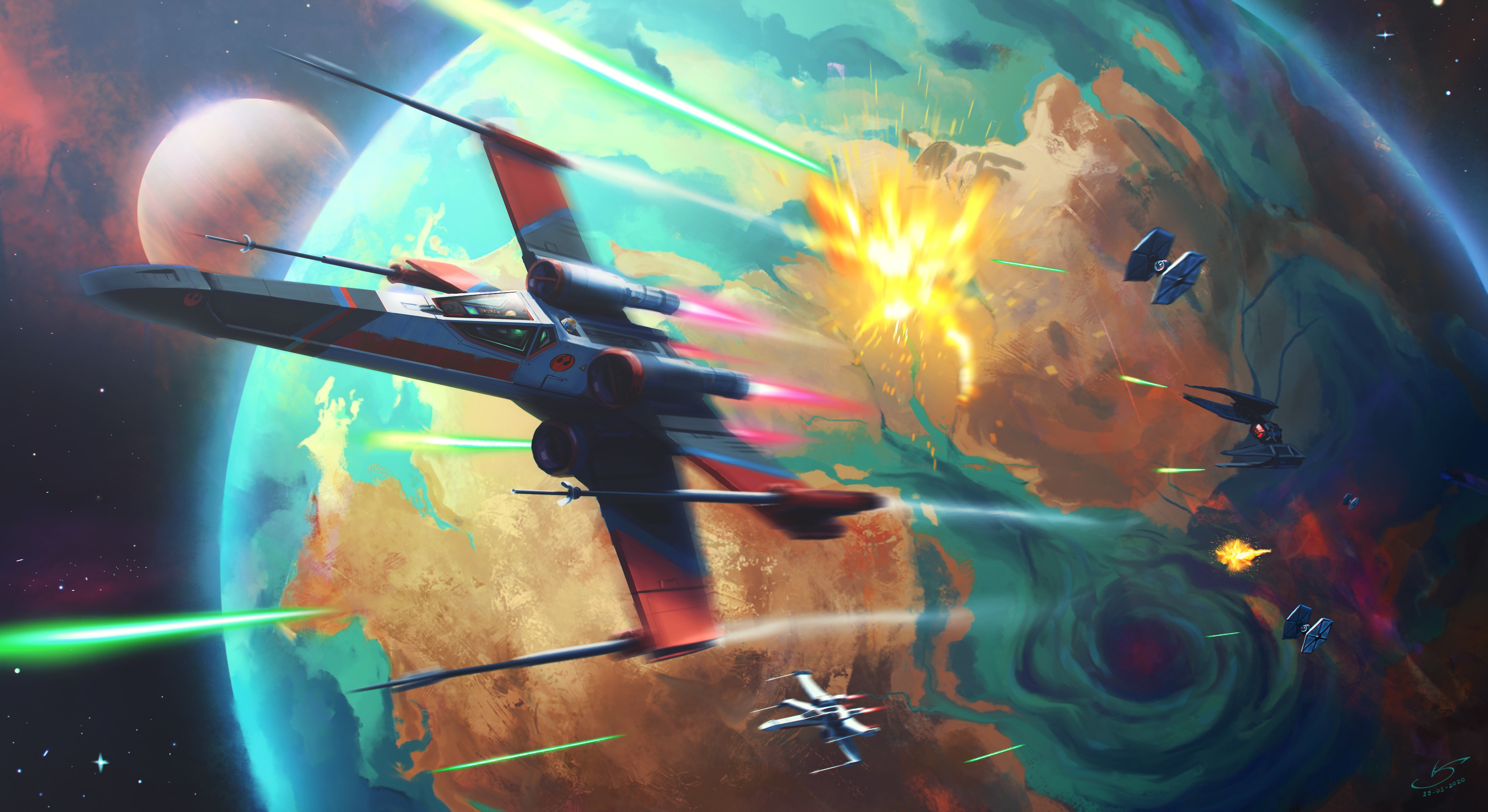 space, artist, artwork, digital art, hd, 4k, deviantart, HD Wallpaper