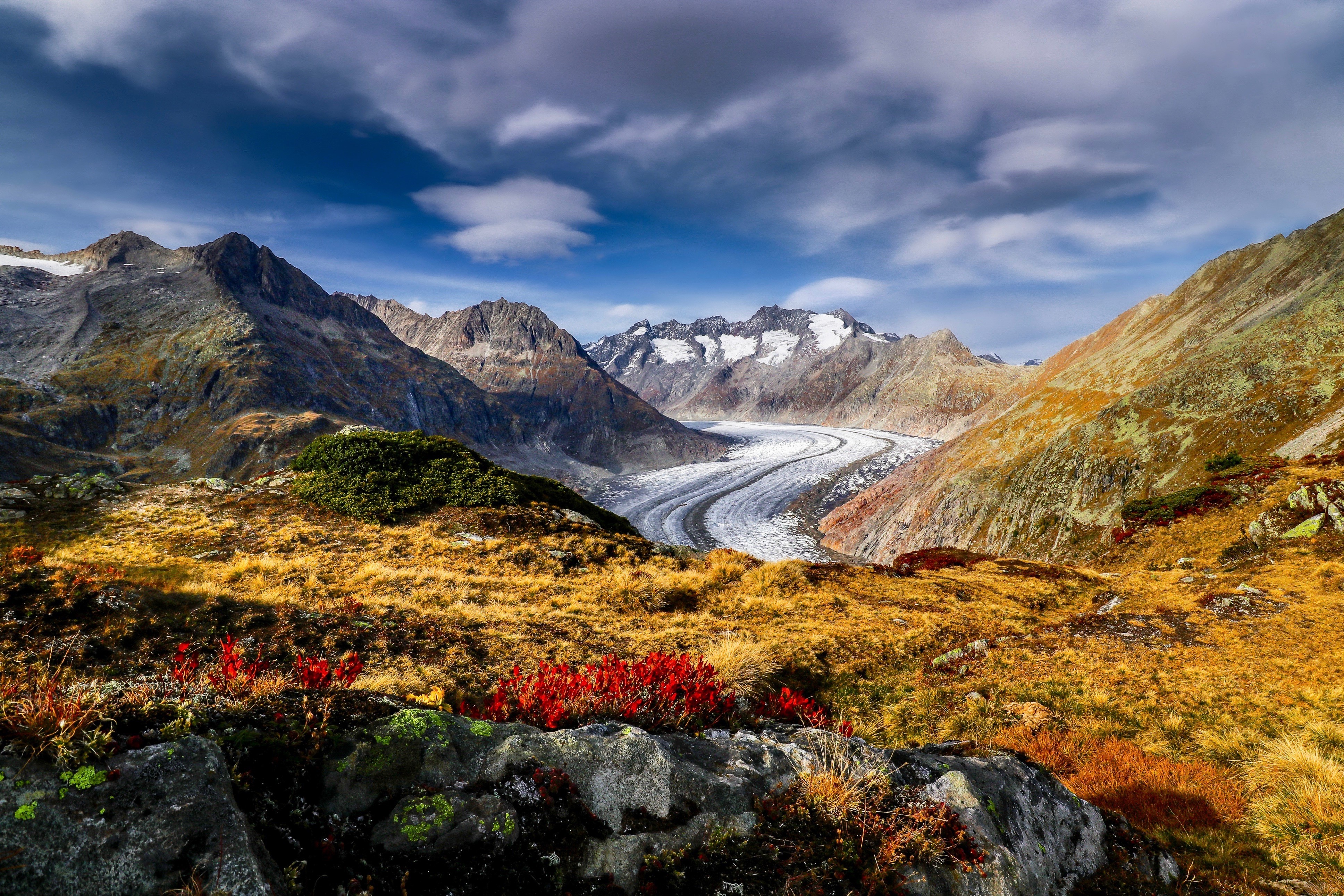 mountains, alps, hd, nature, 4k, HD Wallpaper