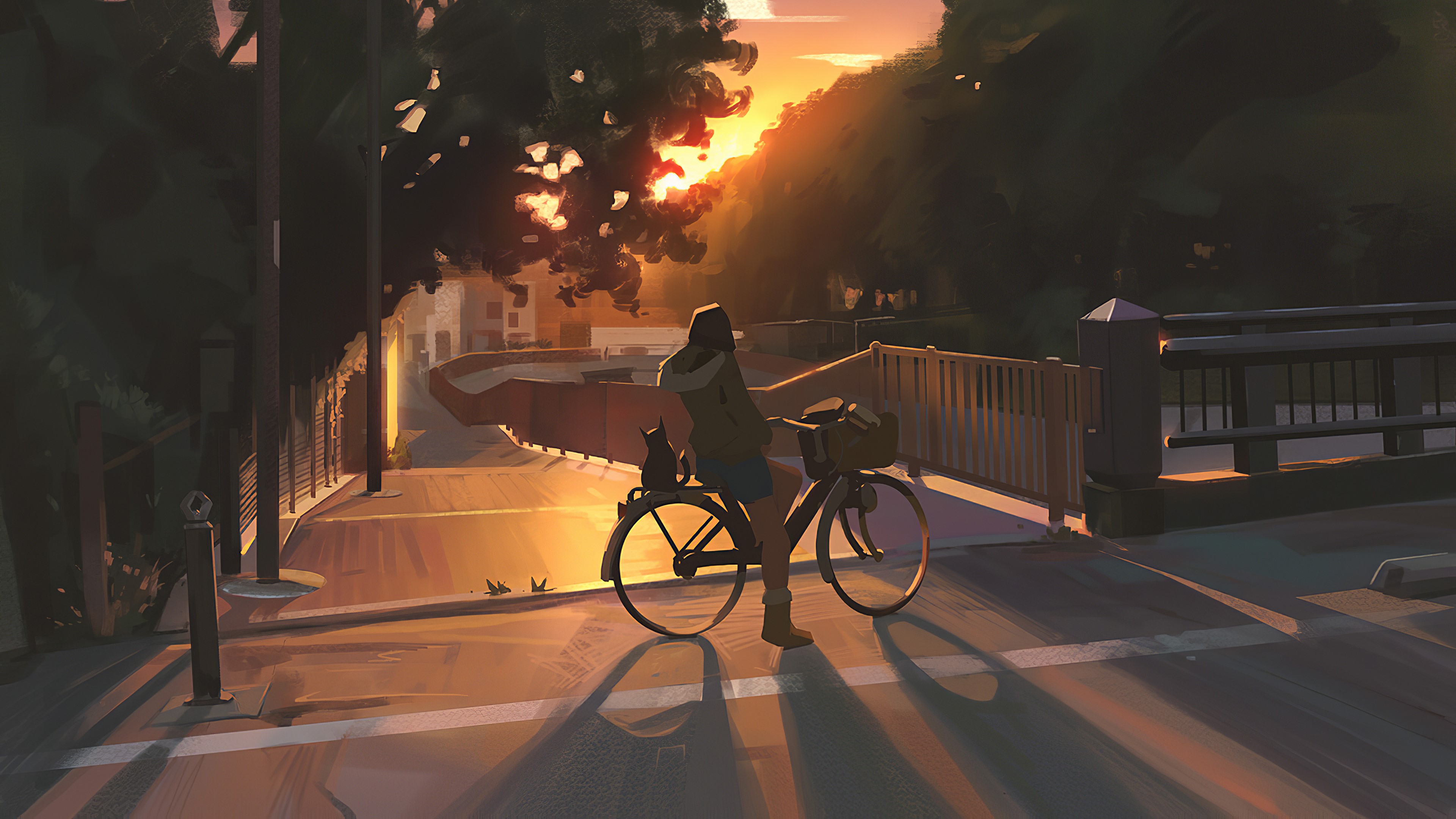 cycle, artist, artwork, digital art, hd, 4k, artstation, HD Wallpaper