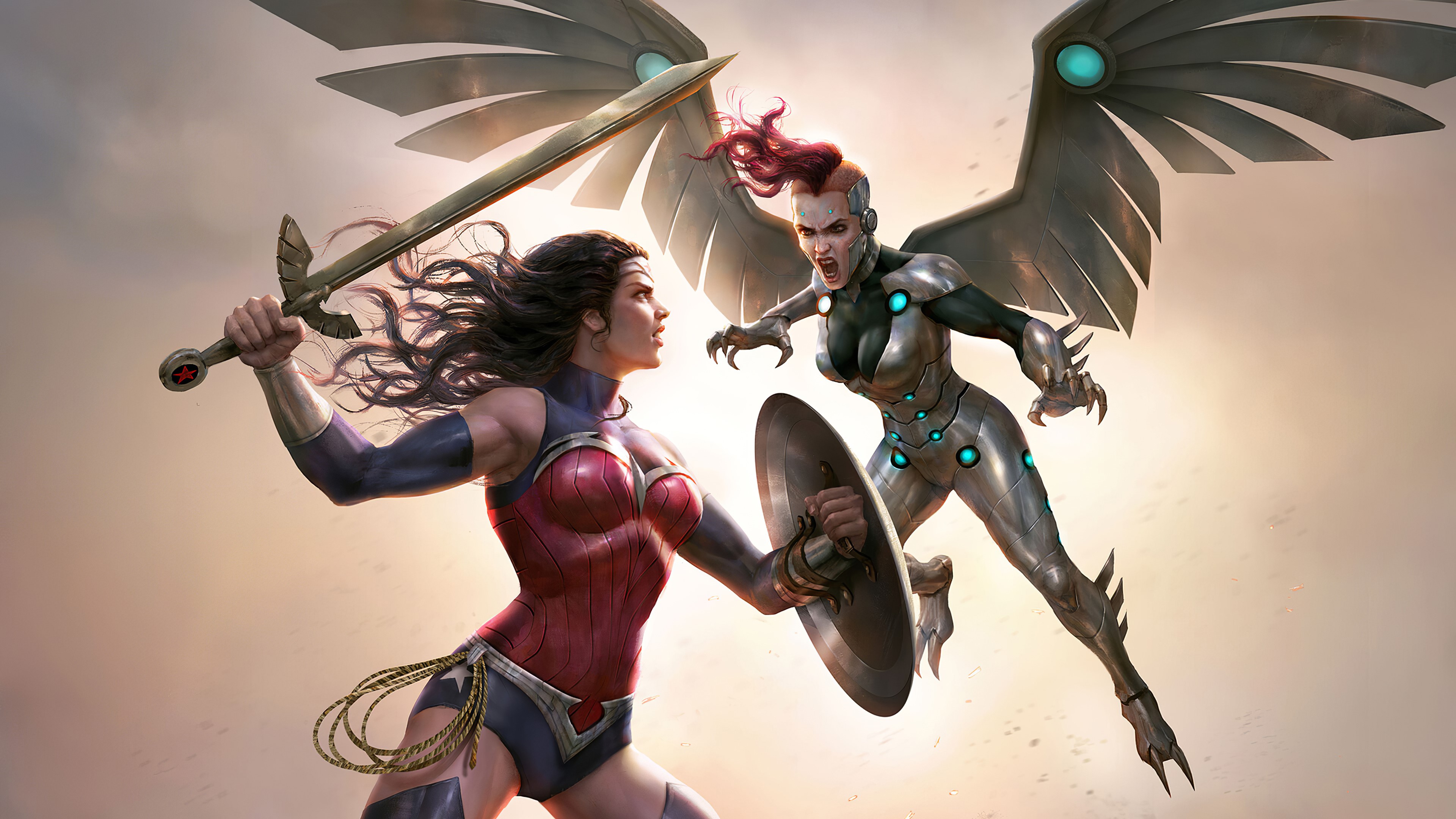 wonder woman, silver swan, superheroes, artist, artwork, digital art, hd, 4k, artstation, HD Wallpaper