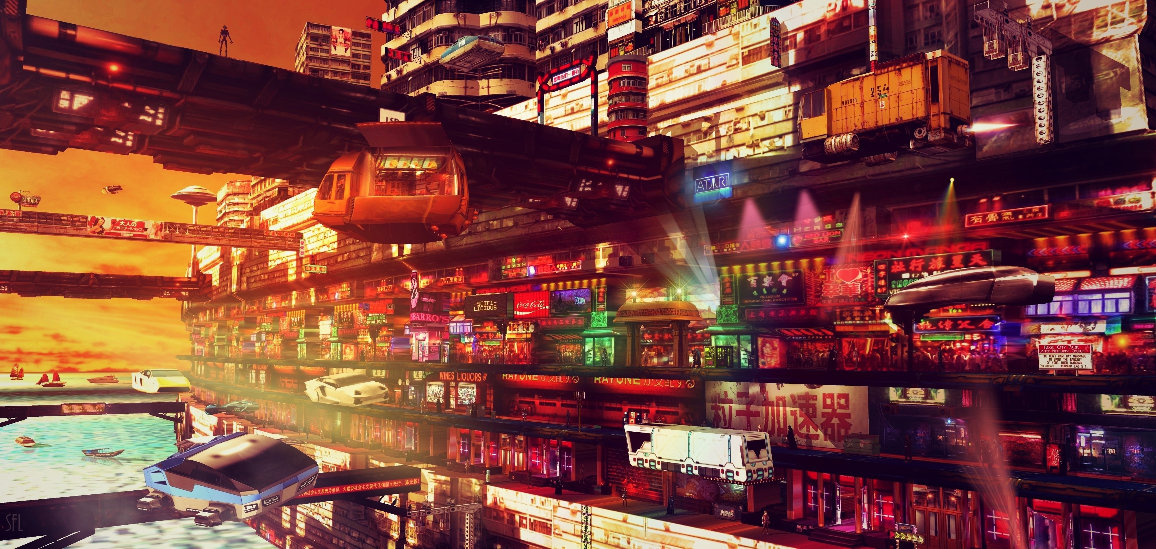 cyberpunk, artist, artwork, digital art, hd, 4k, deviantart, HD Wallpaper