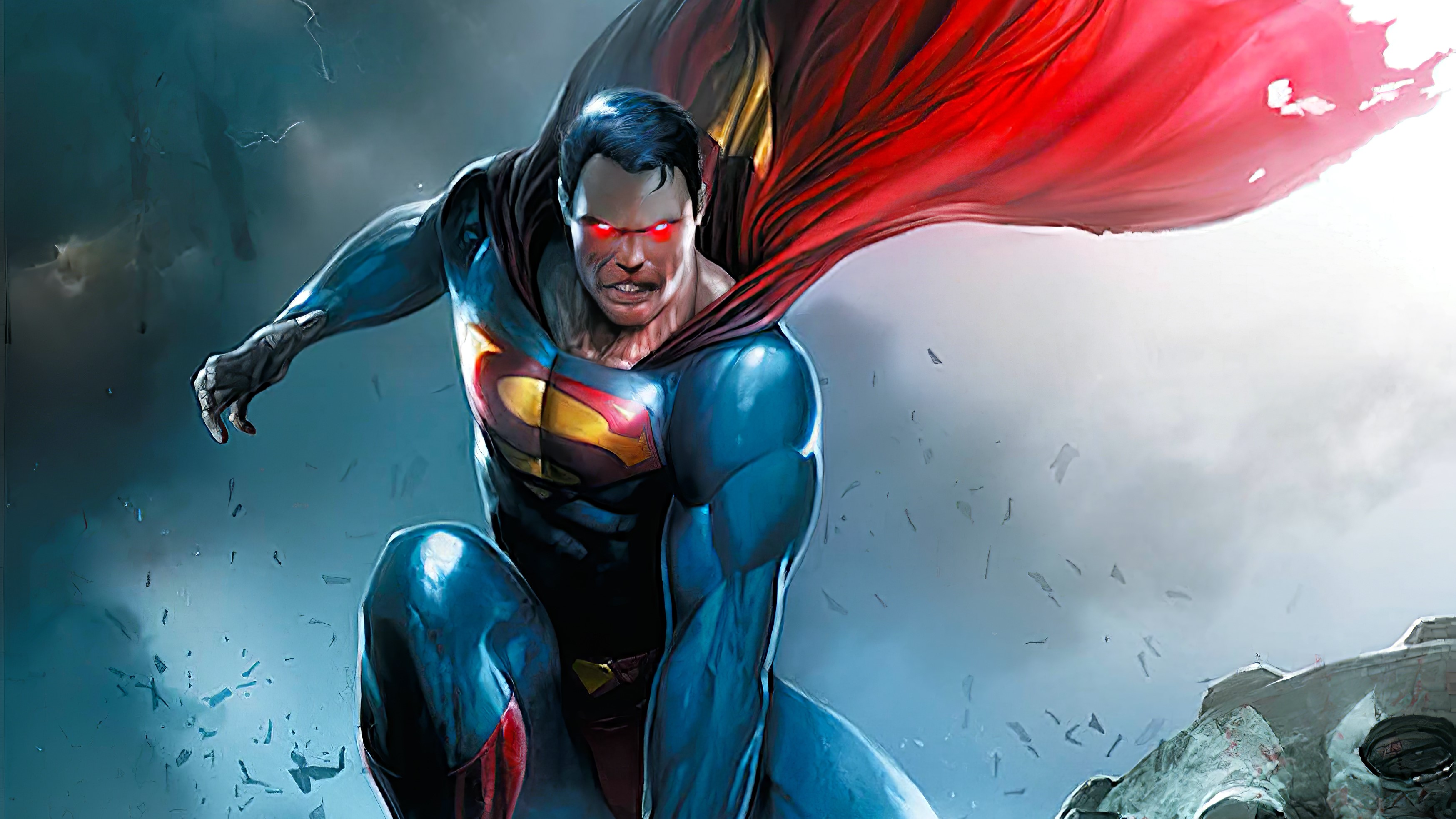 superman, superheroes, artwork, hd, 4k, HD Wallpaper