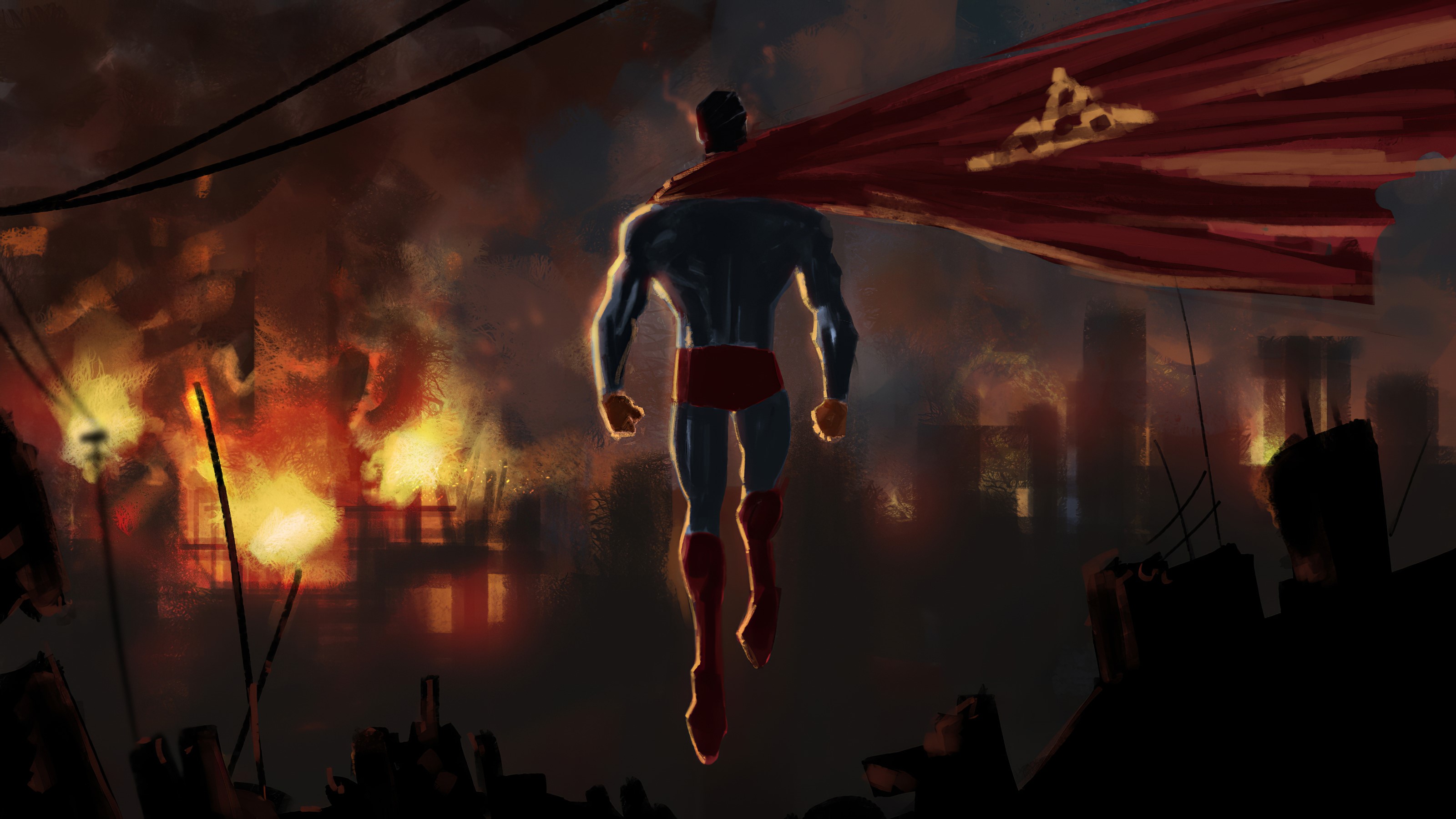 superman, superheroes, artwork, hd, deviantart, HD Wallpaper