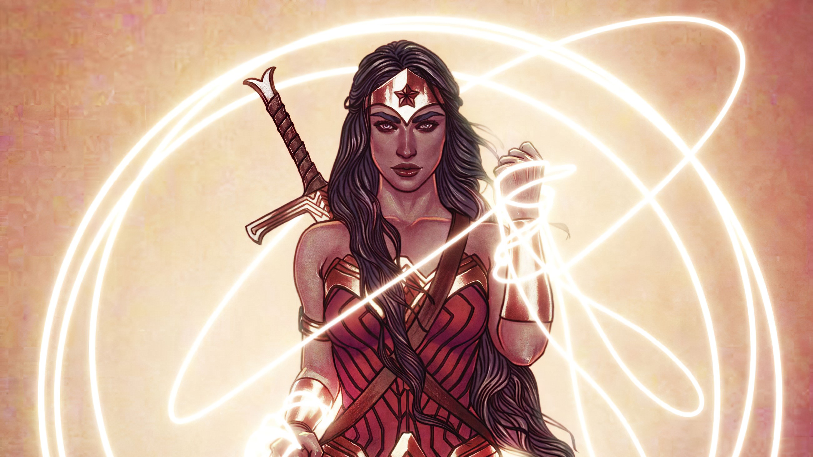 wonder woman, superheroes, artwork, artist, artwork, digital art, hd, HD Wallpaper