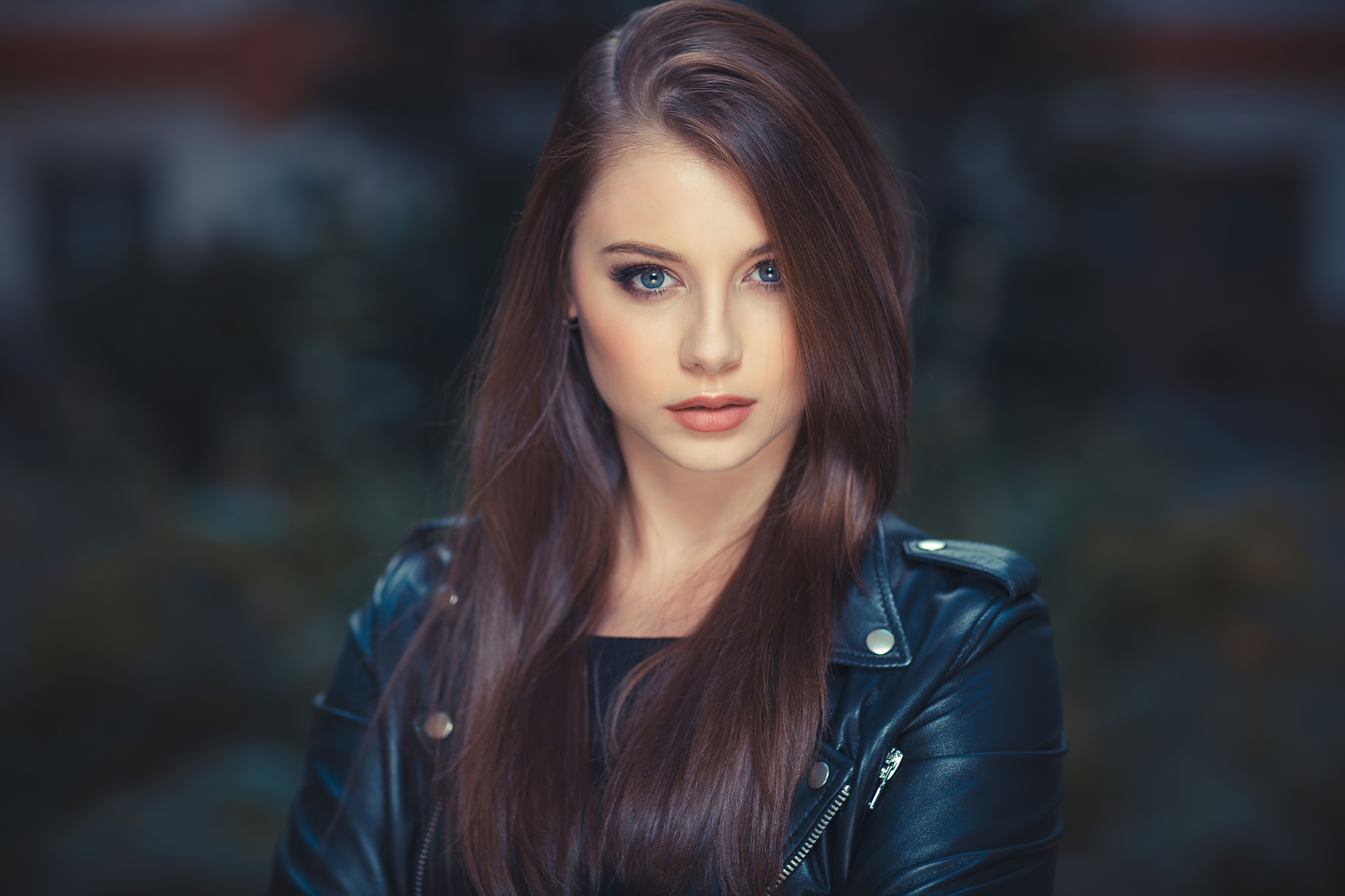 brunette, girls, model, hd, 4k, HD Wallpaper