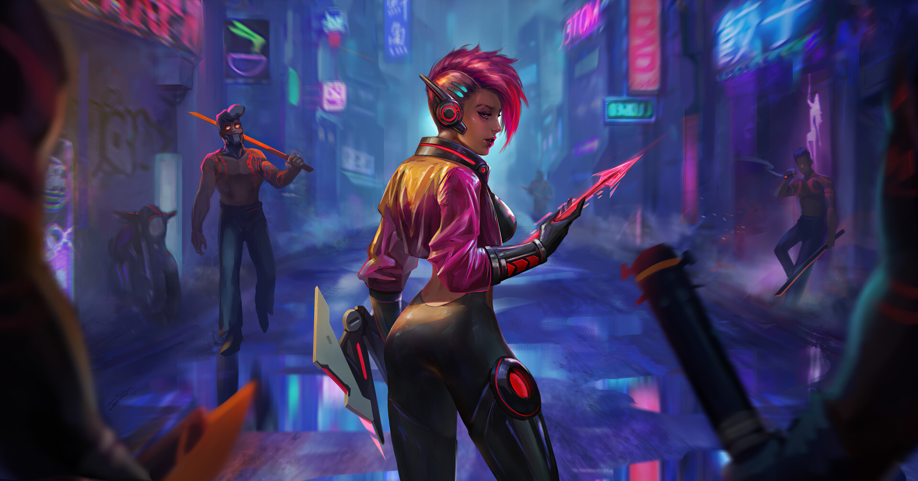 cyberpunk, artist, artwork, hd, 4k, artstation, HD Wallpaper