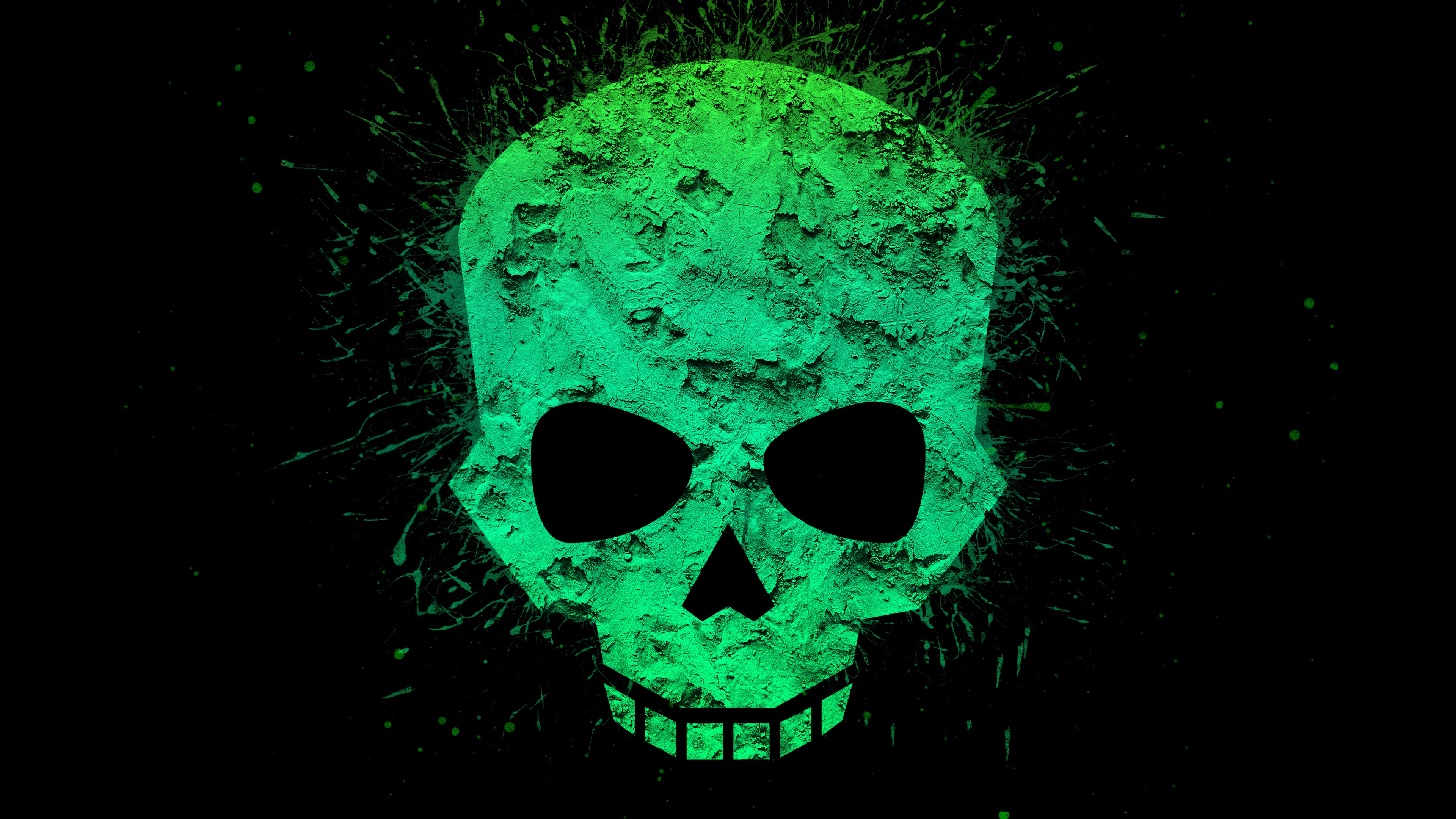 skull, artist, artwork, digital art, hd, 4k, dark, black, HD Wallpaper