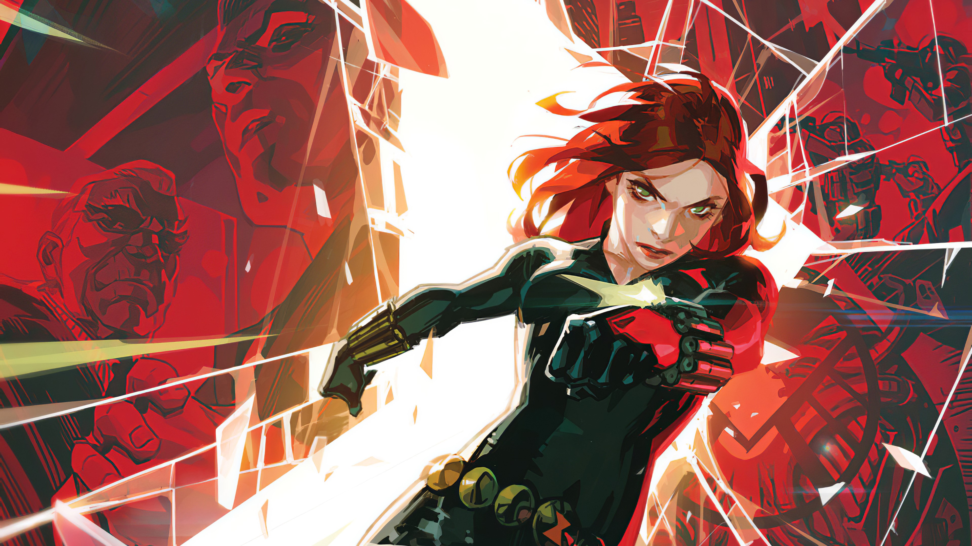 black widow, superheroes, artwork, art, hd, 4k, artstation, HD Wallpaper