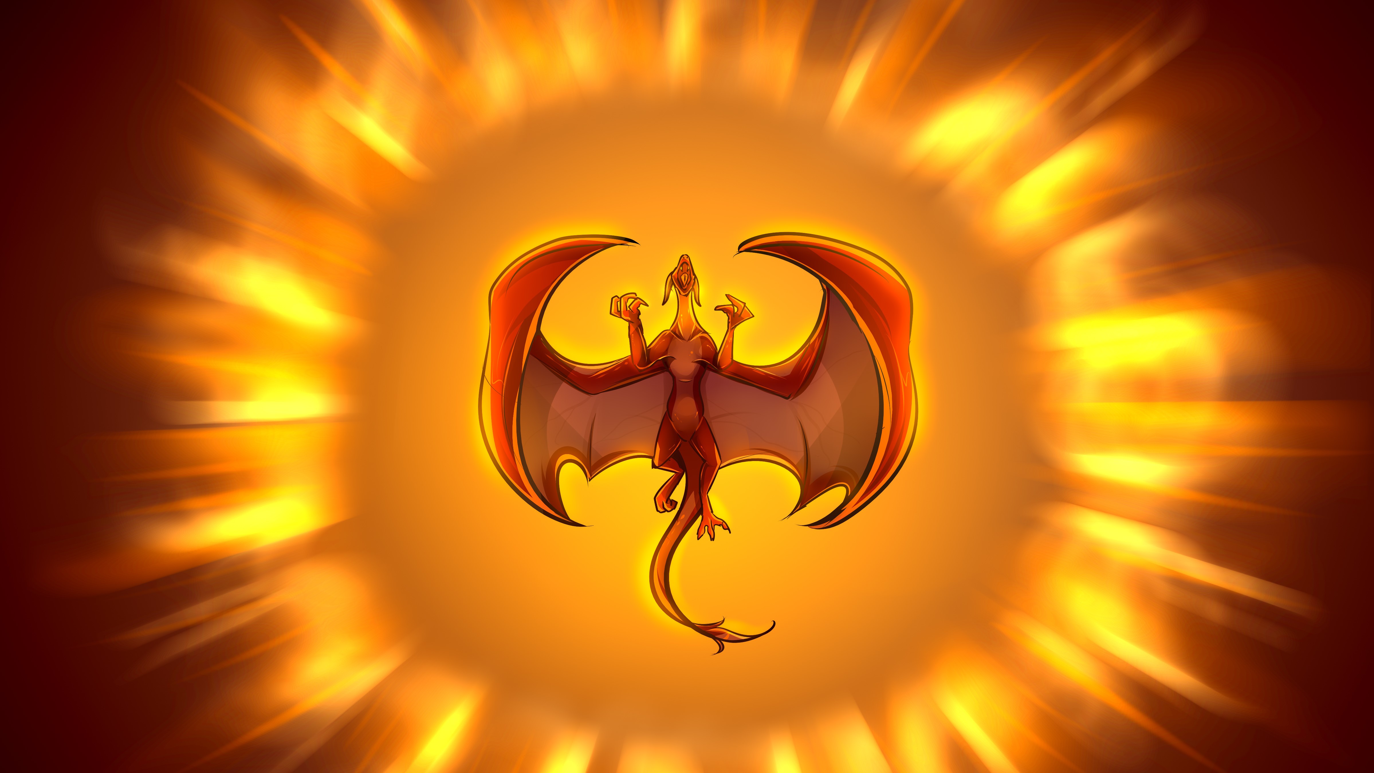 dragon, artist, artwork, digital art, hd, 4k, 5k, deviantart, HD Wallpaper