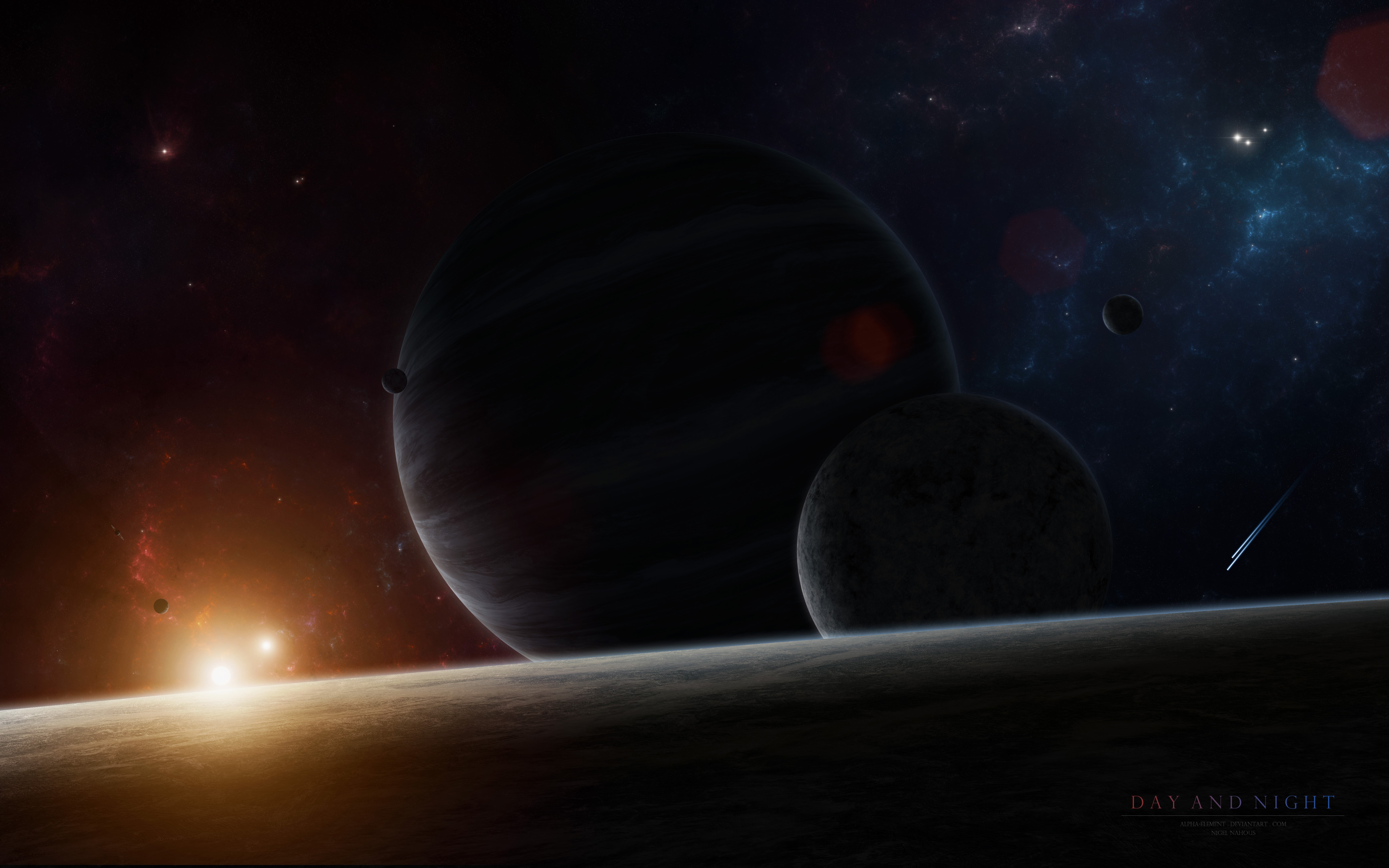 digital universe, scifi, hd, 4k, 5k, space, deviantart, HD Wallpaper