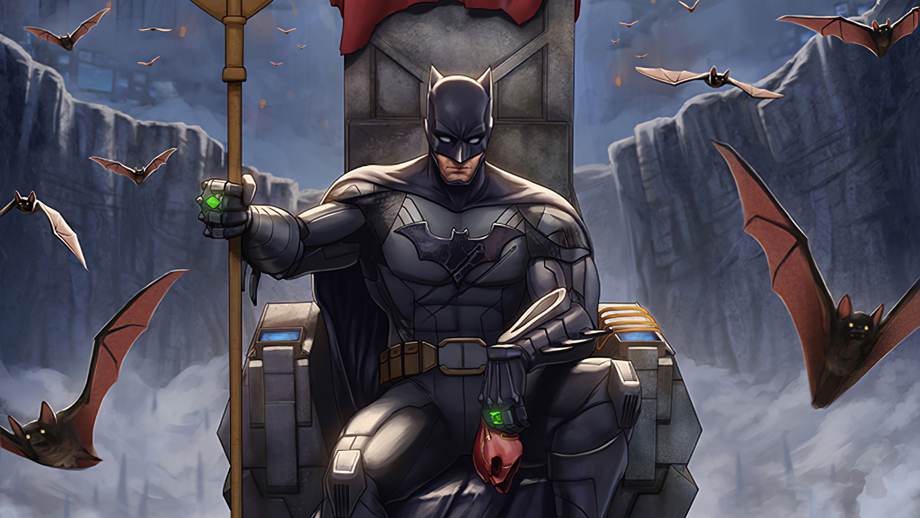 batman, superheroes, artwork, hd, artstation, HD Wallpaper