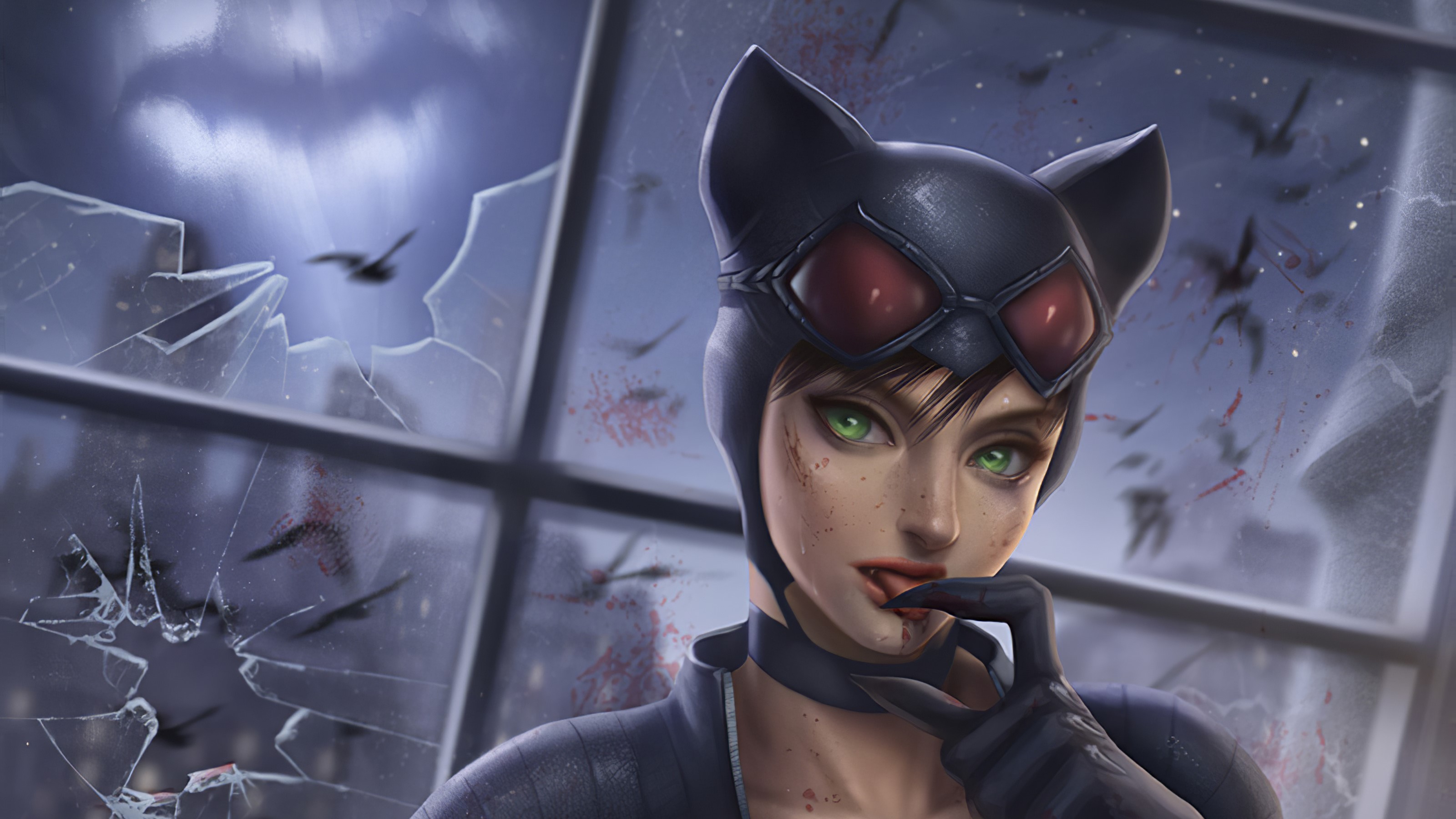 catwoman, superheroes, hd, artwork, artstation, HD Wallpaper
