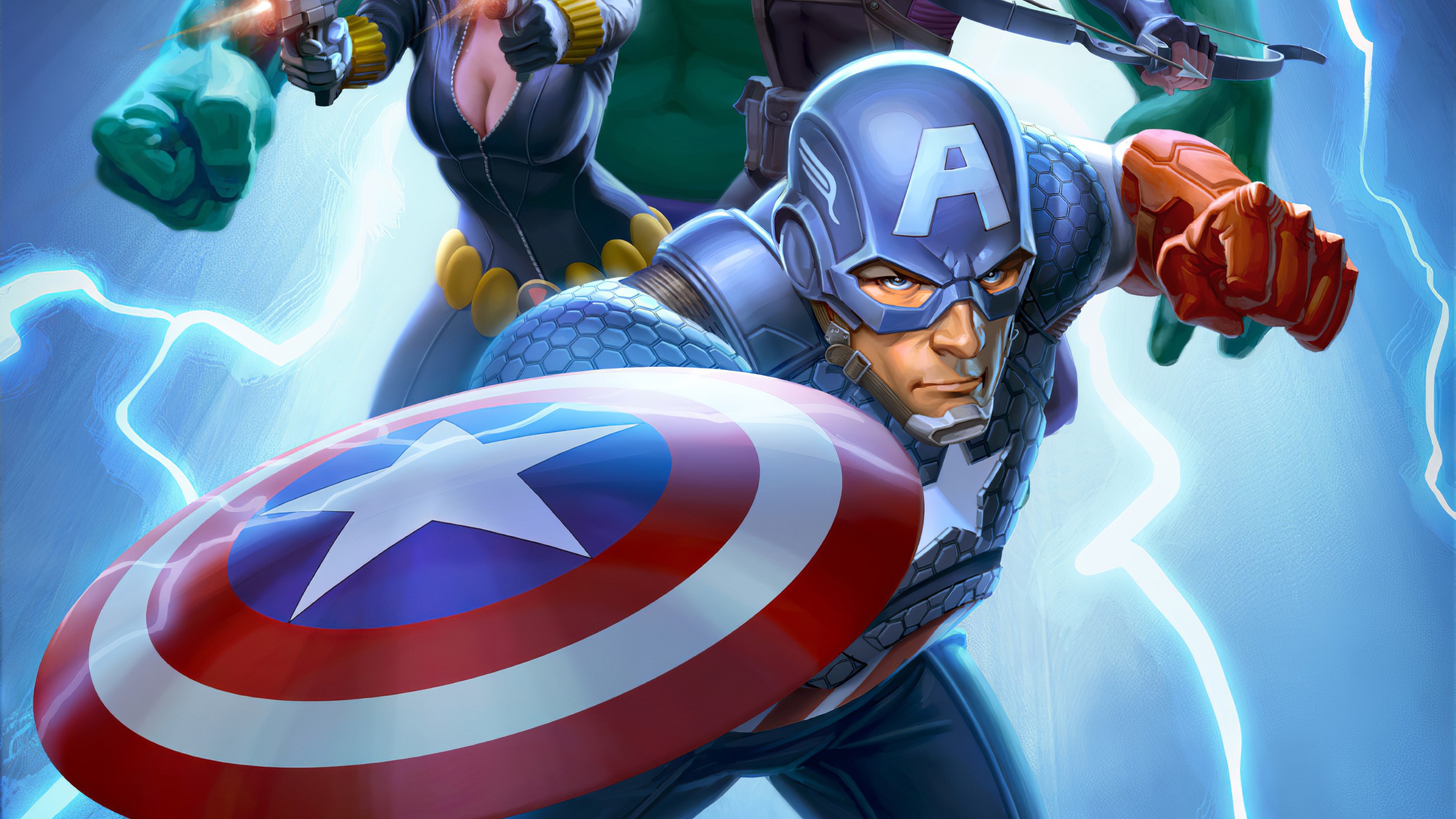 captain america, superheroes, artwork, hd, artstation, HD Wallpaper