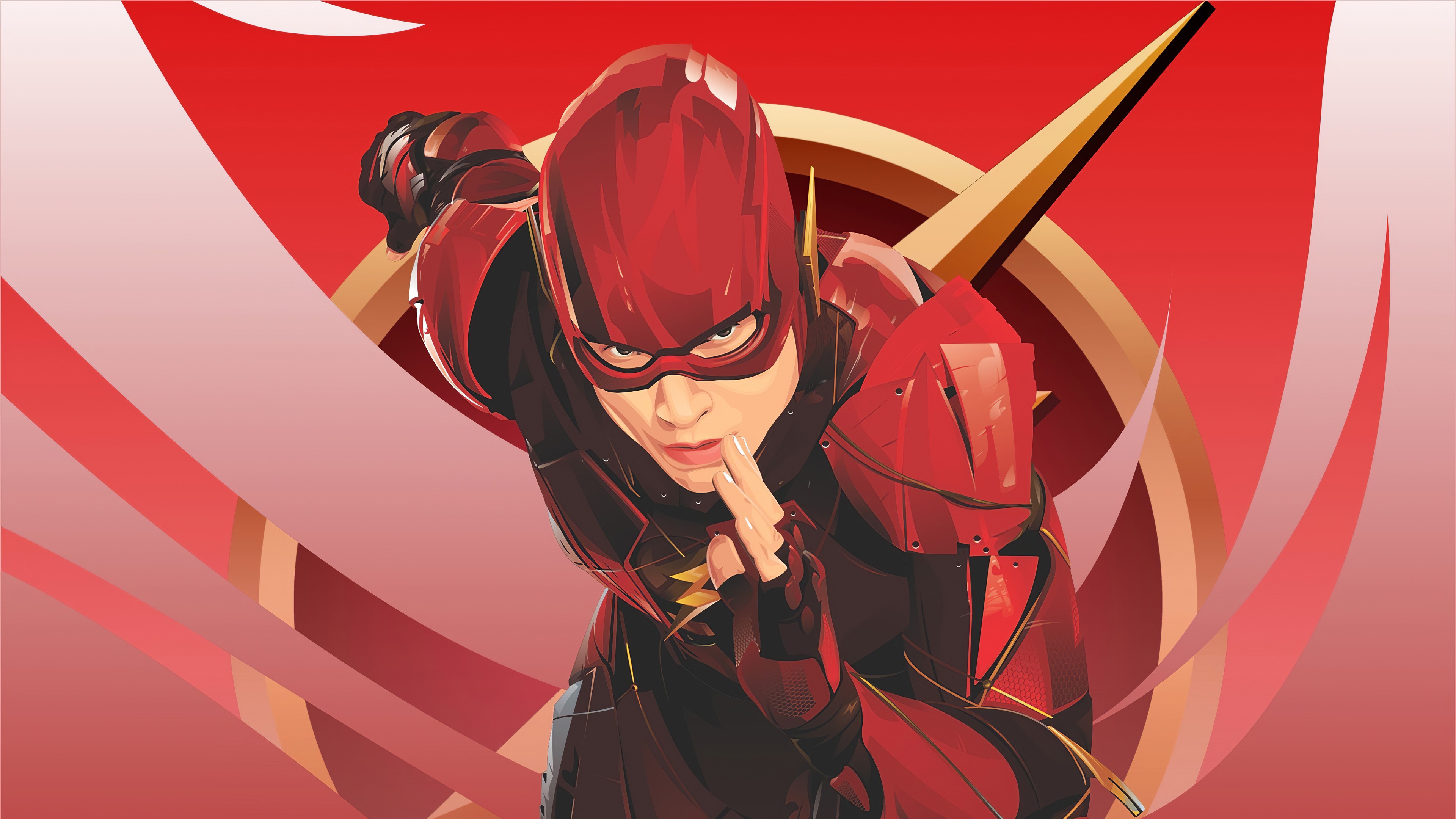 flash, superheroes, artwork, hd, 4k, artstation, HD Wallpaper