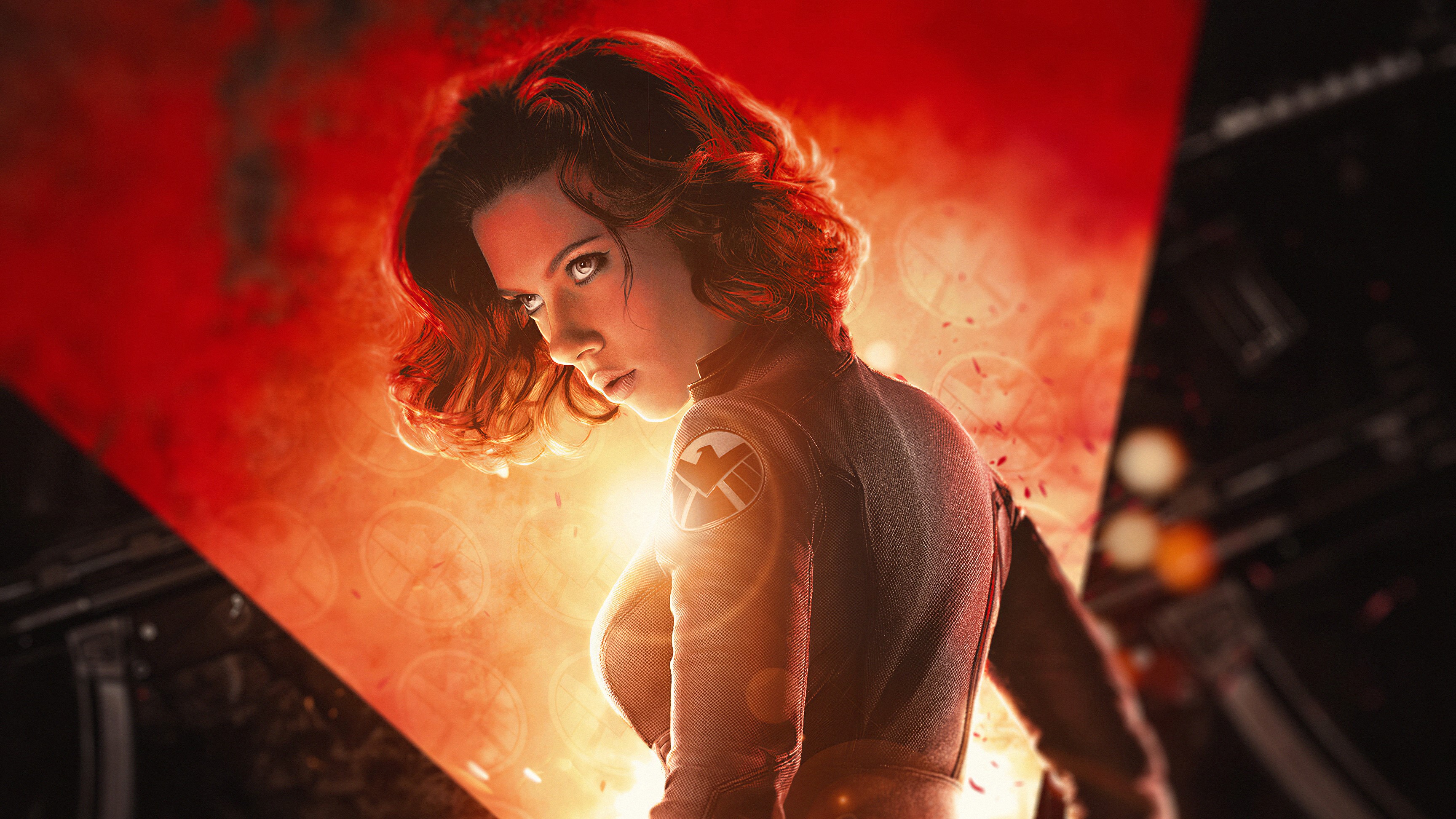 black widow, hd, 4k, superheroes, artwork, HD Wallpaper