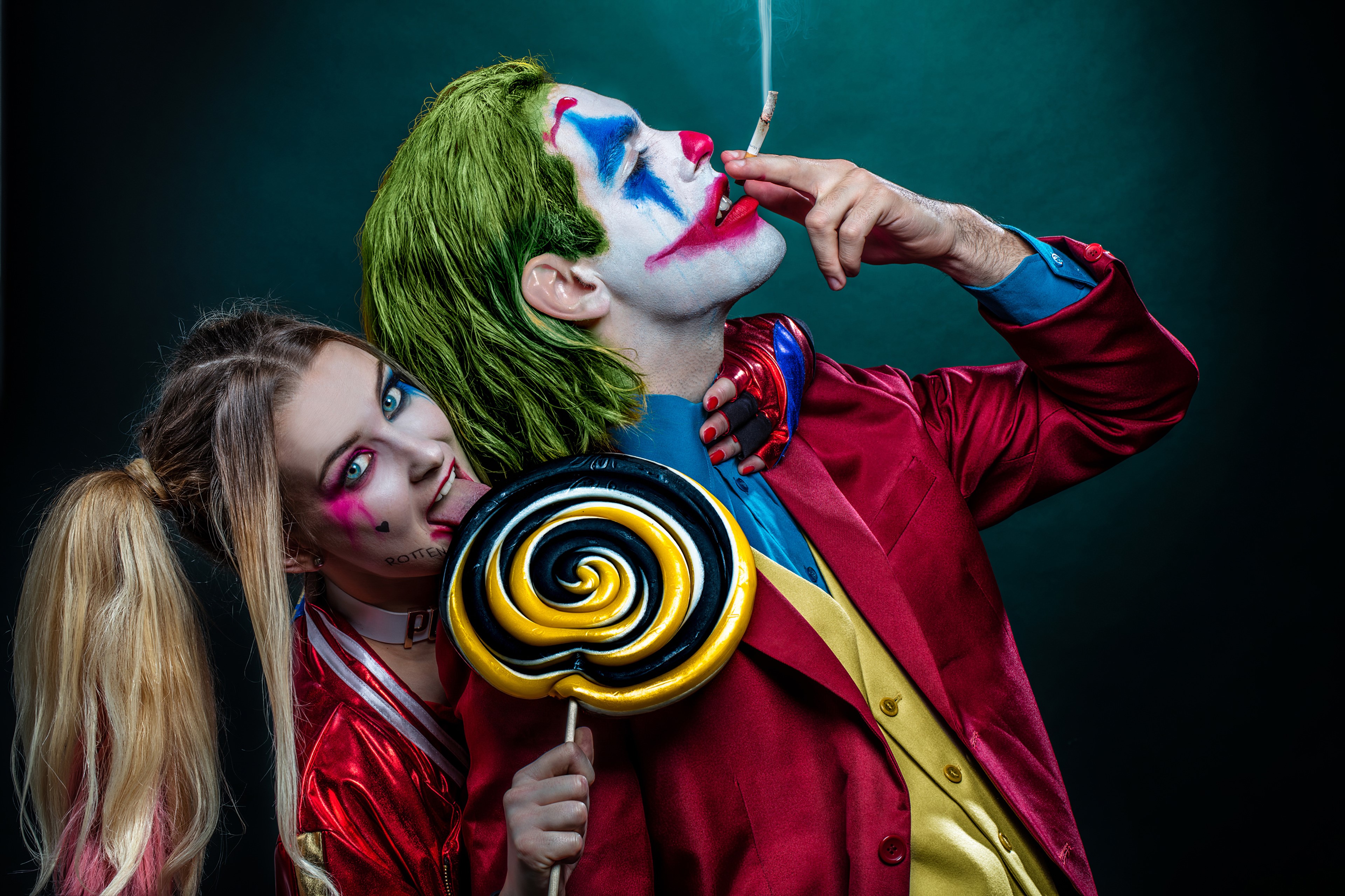 joker, harley quinn, superheroes, cosplay, artist, artwork, digital art, hd, 4k, behance, HD Wallpaper