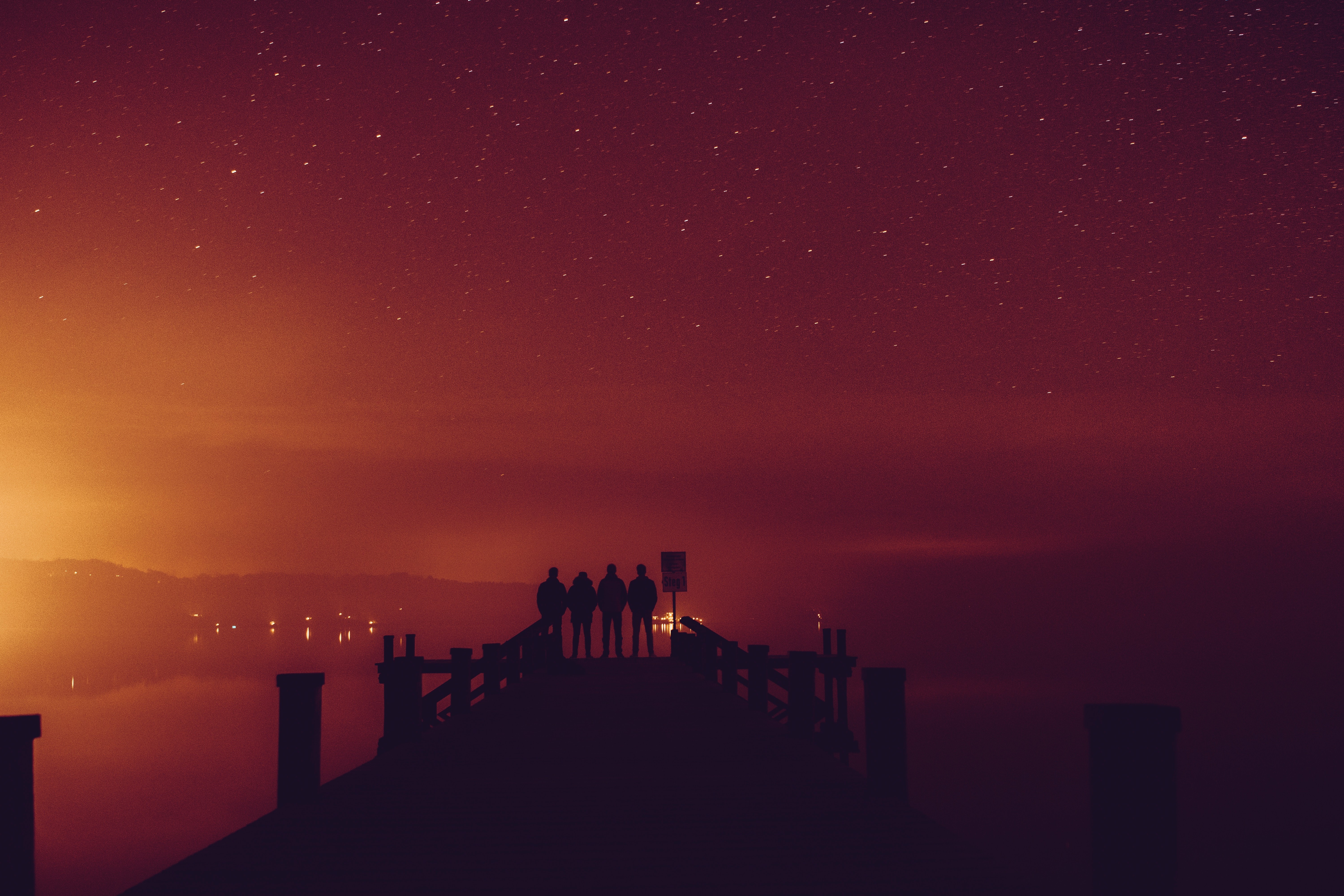 people, silhouette, hd, photography, 4k, 5k, HD Wallpaper