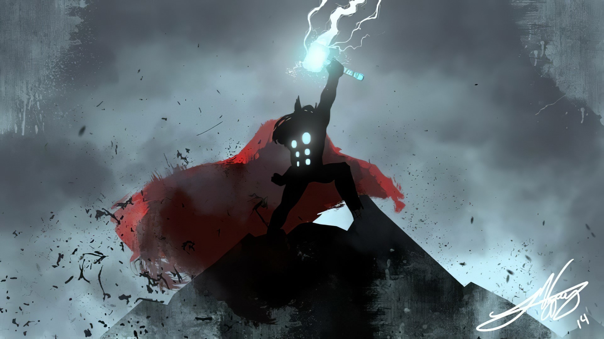 thor, superheroes, hd, artwork, artist, digital art, artstation, HD Wallpaper