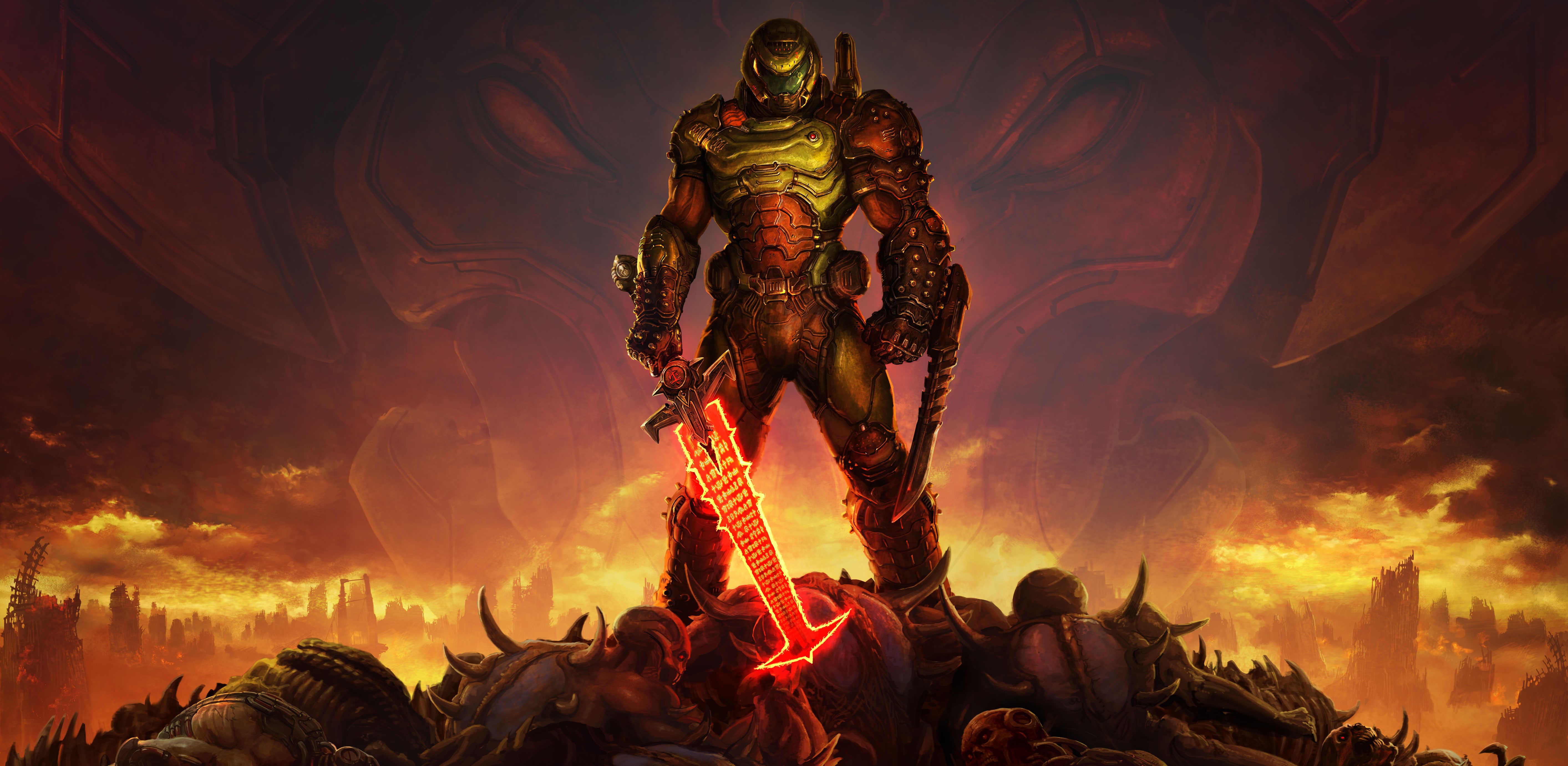 doom eternal, 2020 games, games, hd, 4k, doom, HD Wallpaper