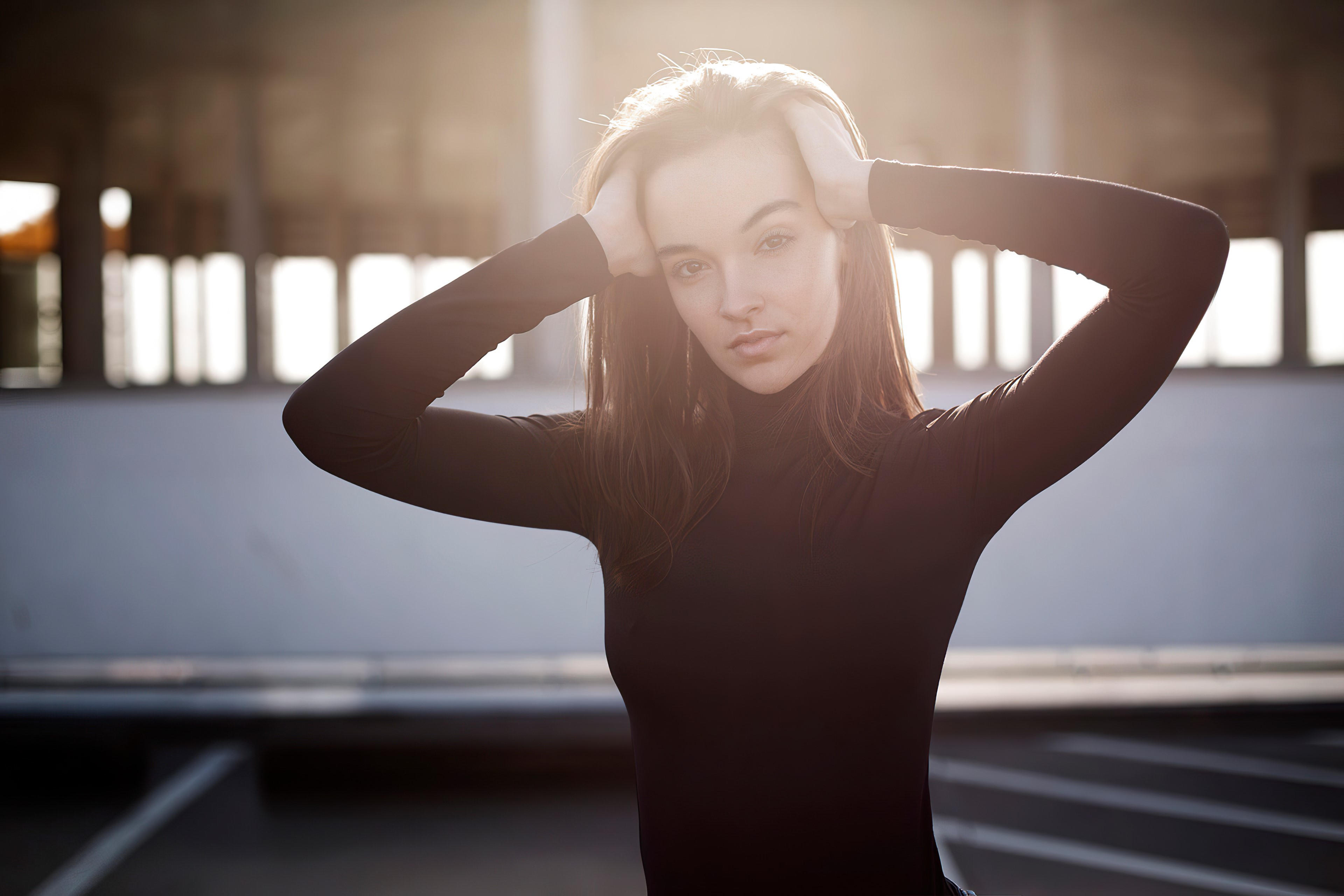 blonde, girls, model, hd, 4k, HD Wallpaper