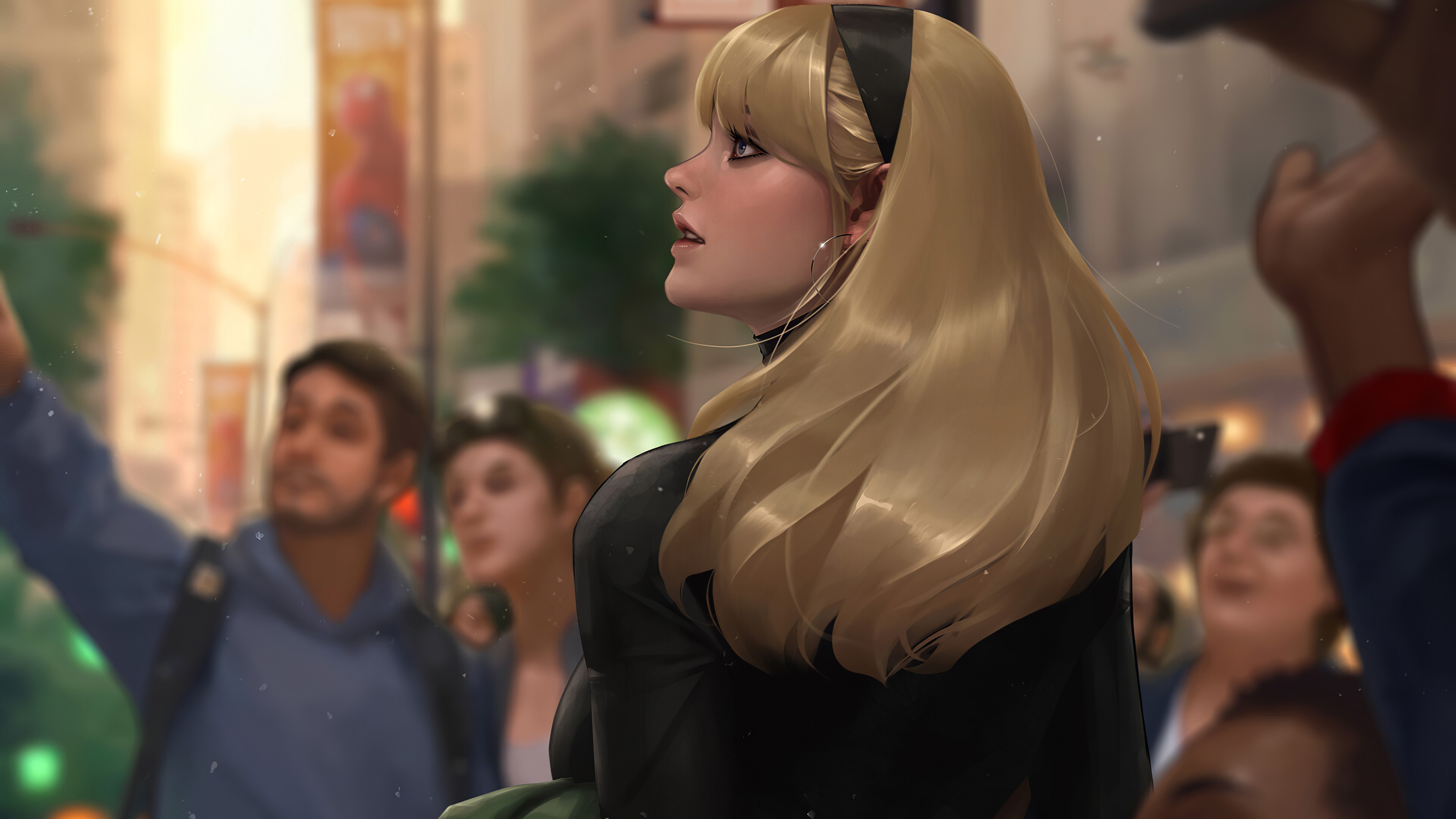 gwen stacy, superheroes, hd, 4k, artist, artwork, digital art, artstation, HD Wallpaper