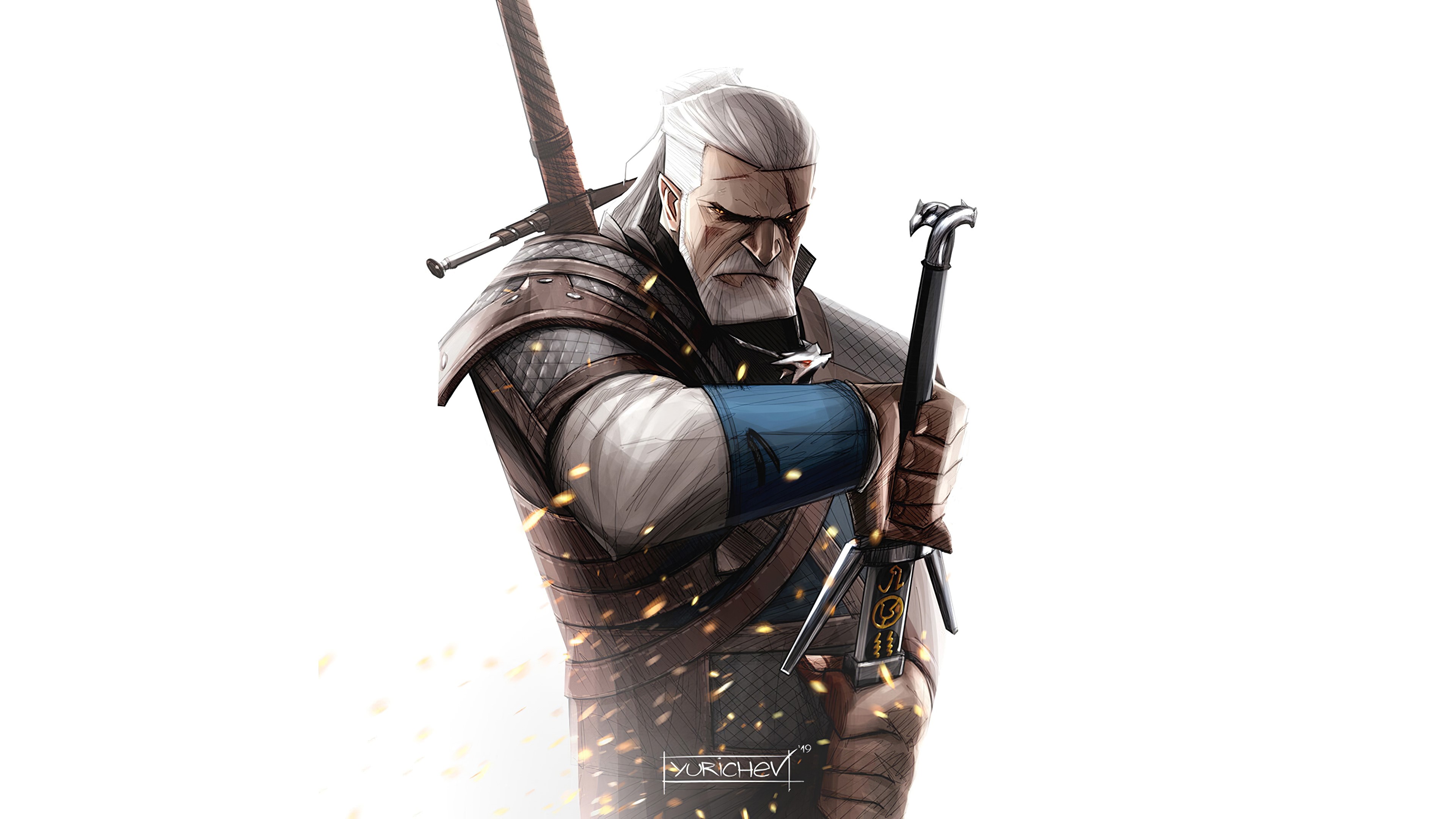 the witcher 3, games, ps4 games, xbox games, pc games, sword, hd, 4k, 2020 games, HD Wallpaper