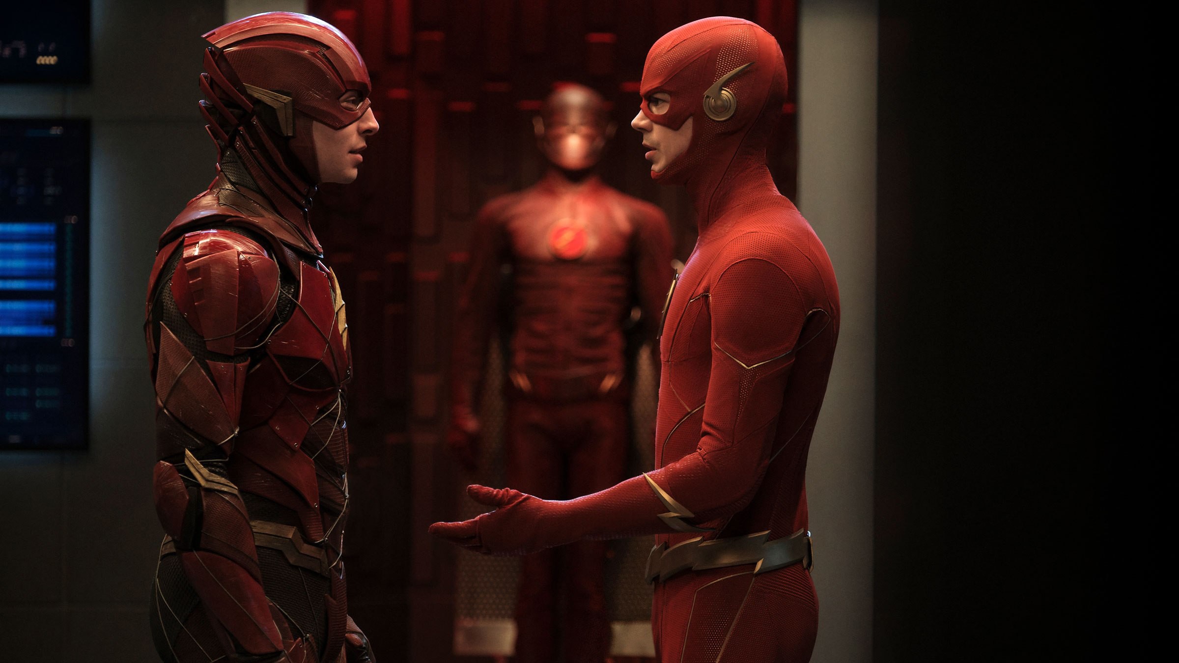 crisis on infinite earths, flash, tv shows, hd, ezra miller, HD Wallpaper