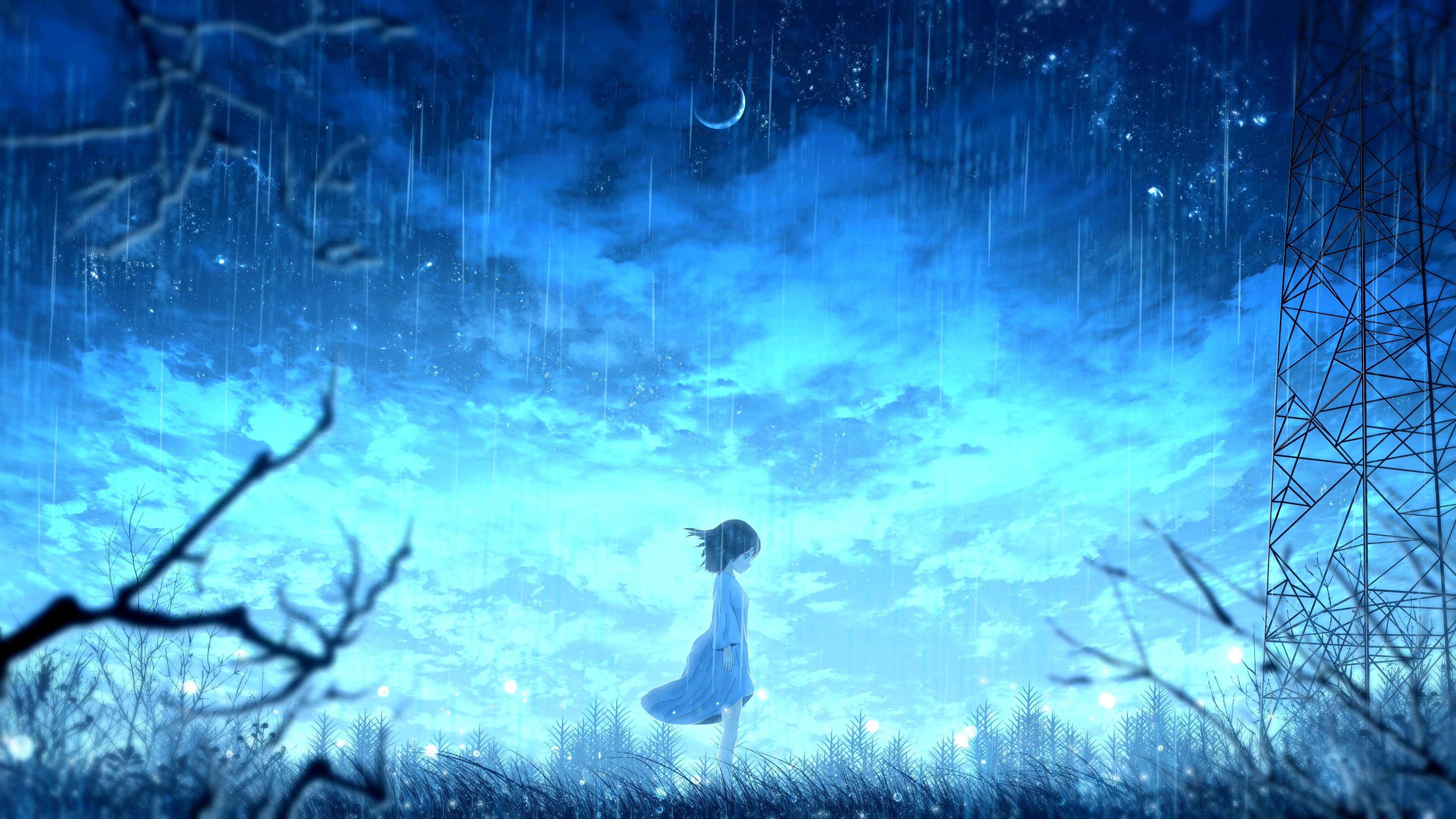 anime girl, anime, artist, artwork, digital art, hd, 4k, HD Wallpaper