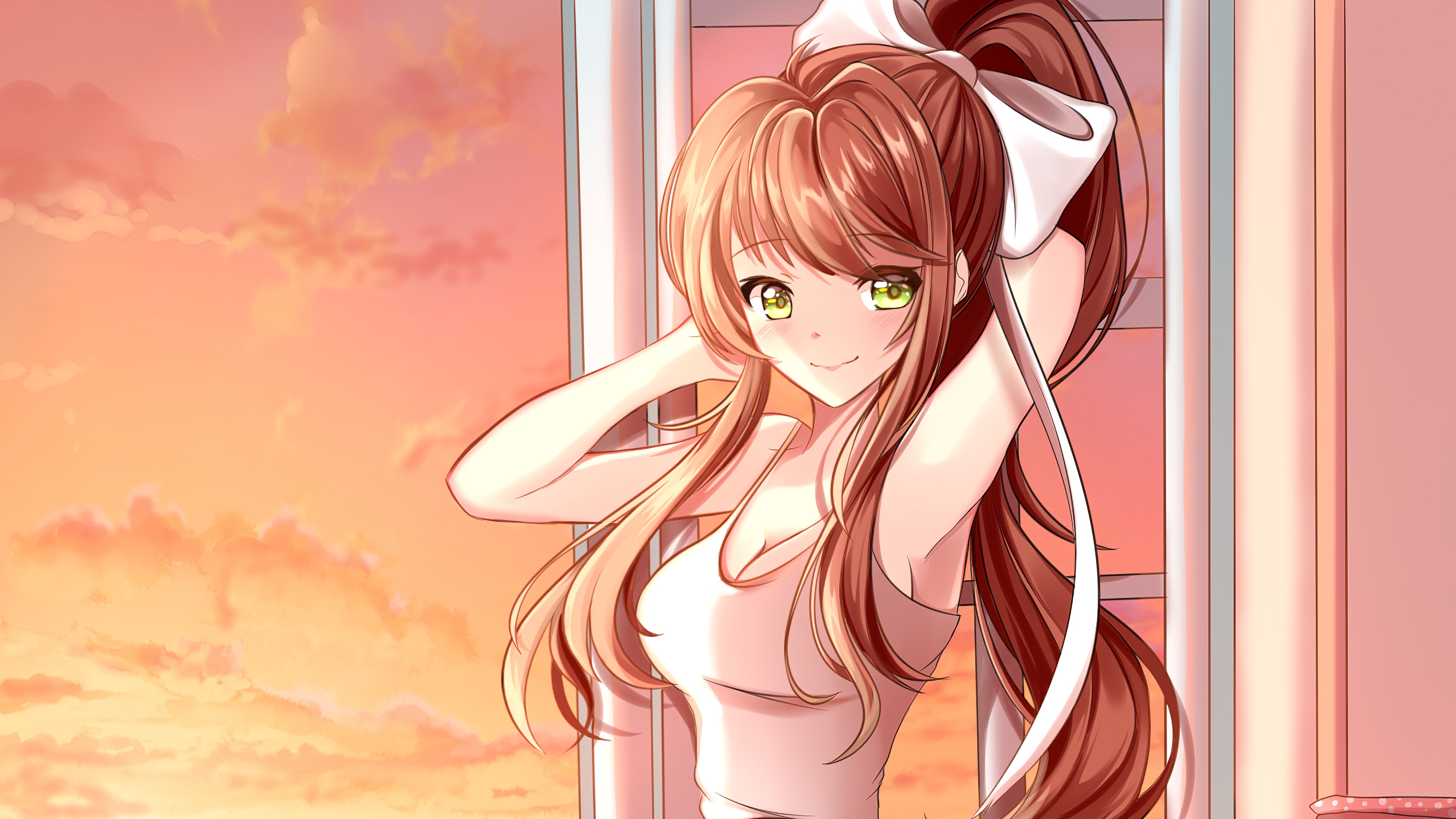 anime girl, anime, artist, artwork, digital art, hd, 4k, deviantart, HD Wallpaper
