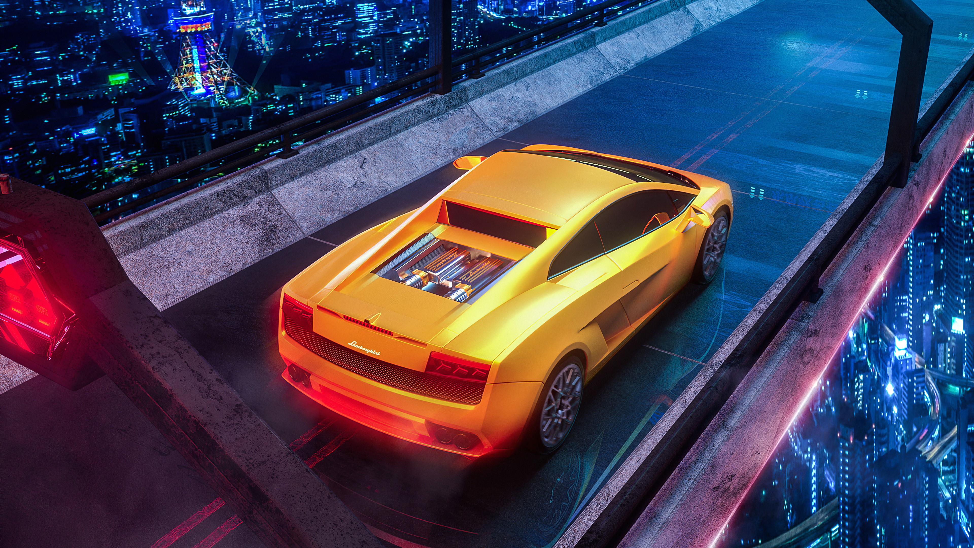 lamborghini, cars, hd, 4k, behance, HD Wallpaper