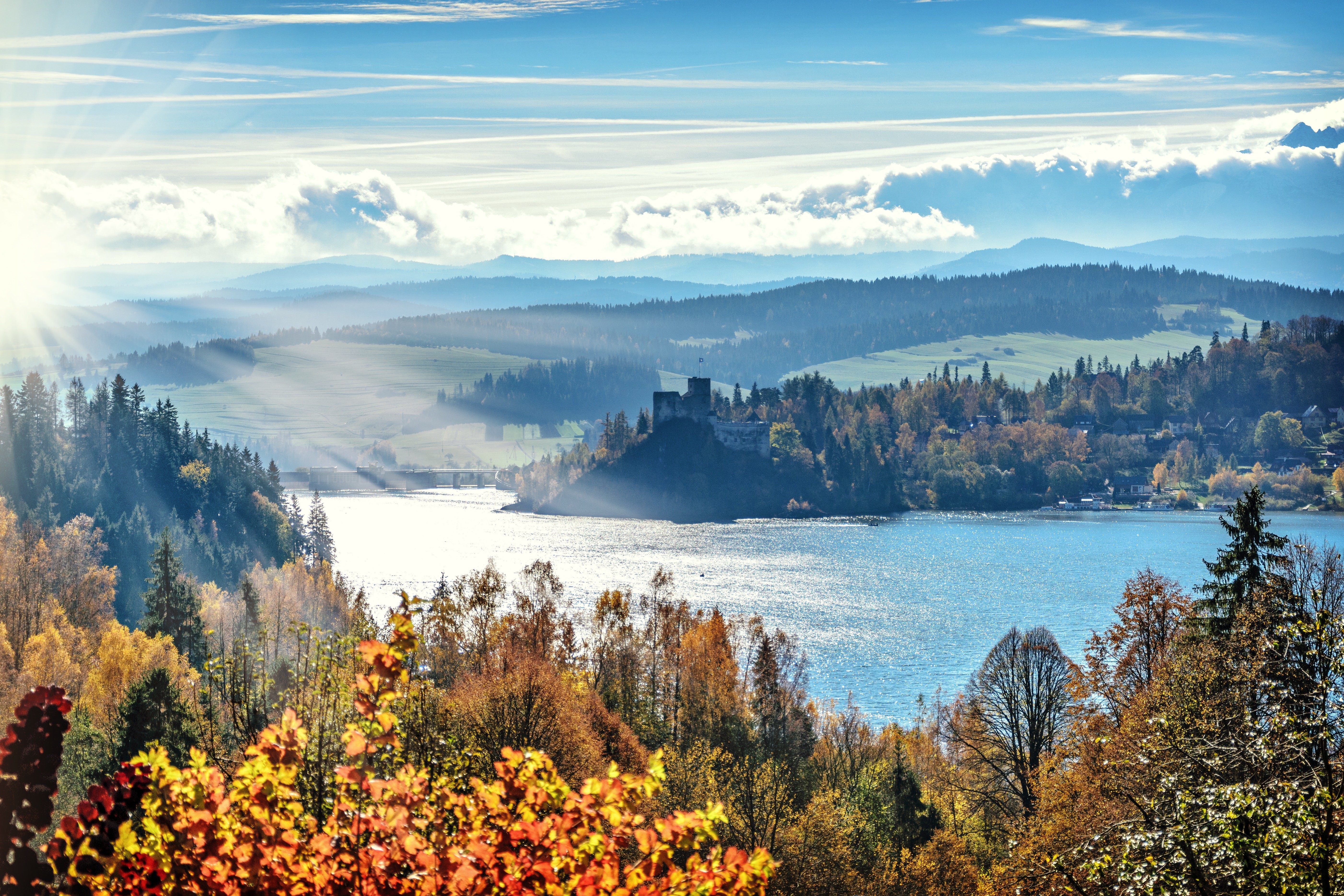 clouds, autumn, nature, hd, 4k, 5k, HD Wallpaper