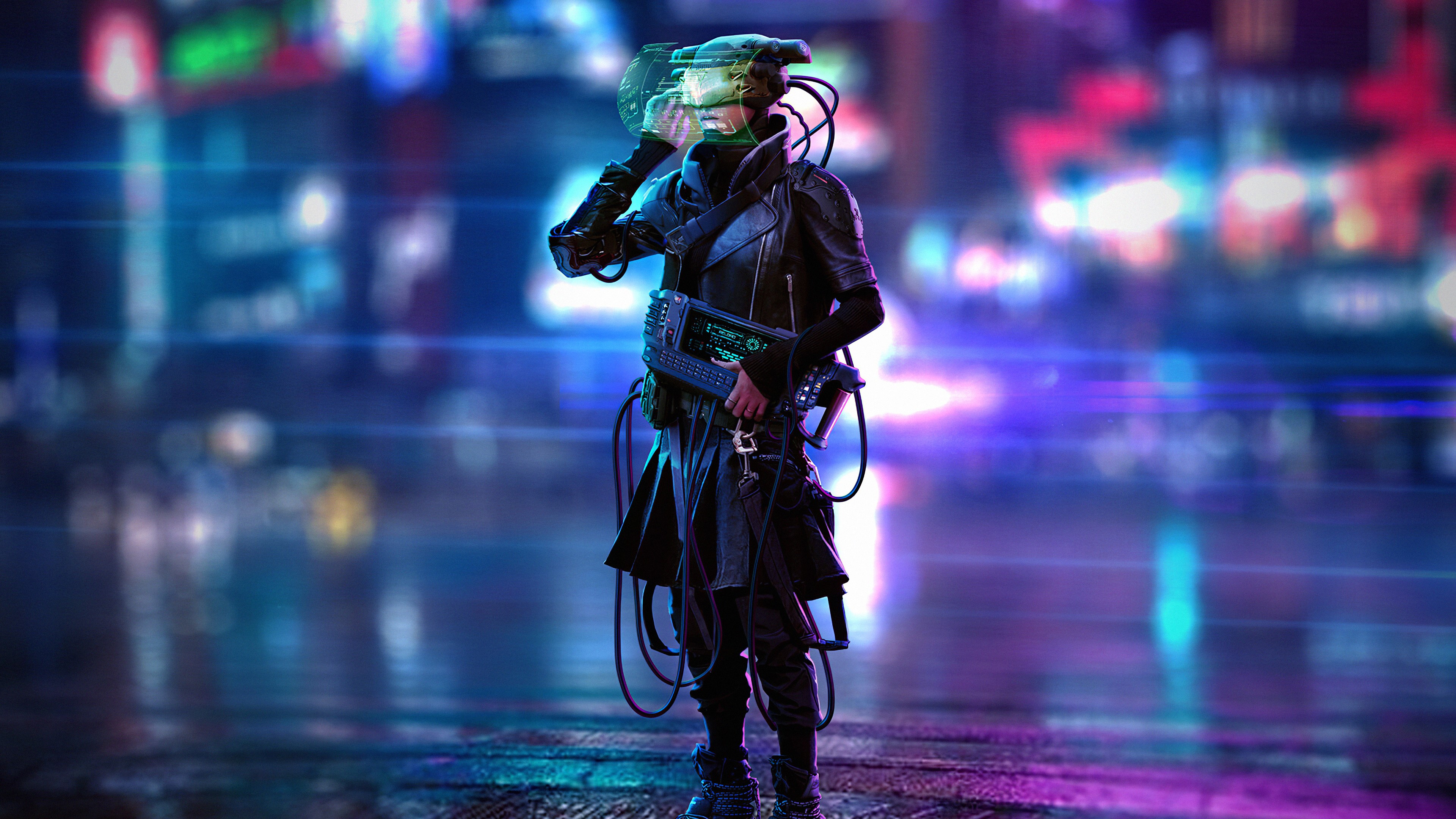 cyberpunk, scifi, artist, artwork, digital art, hd, 4k, artstation, HD Wallpaper